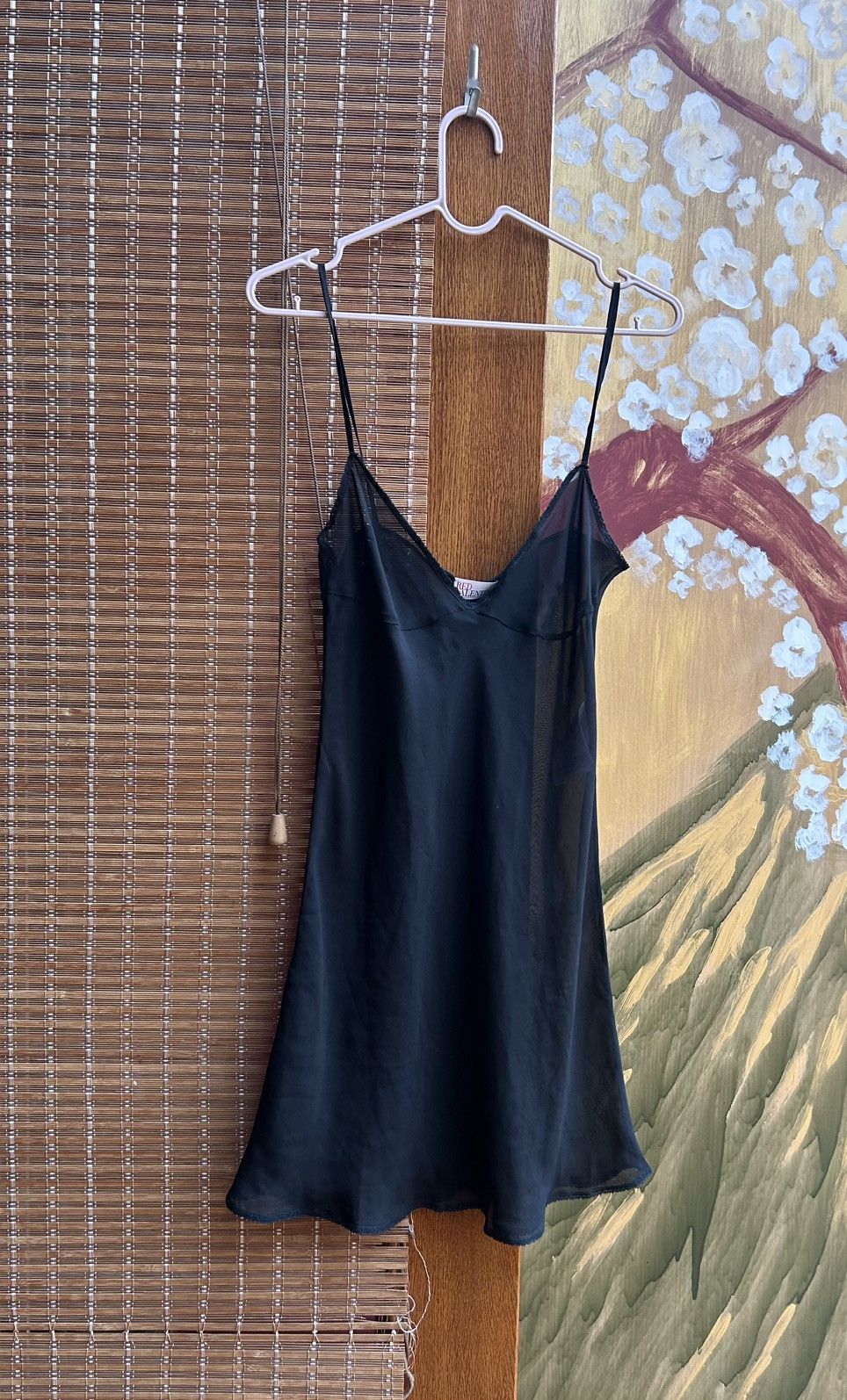 RED Valentino × Valentino RED Valentino Black Mesh Camisole Top Size 40 Size S / US 4 / IT 40 - 1 Thumbnail