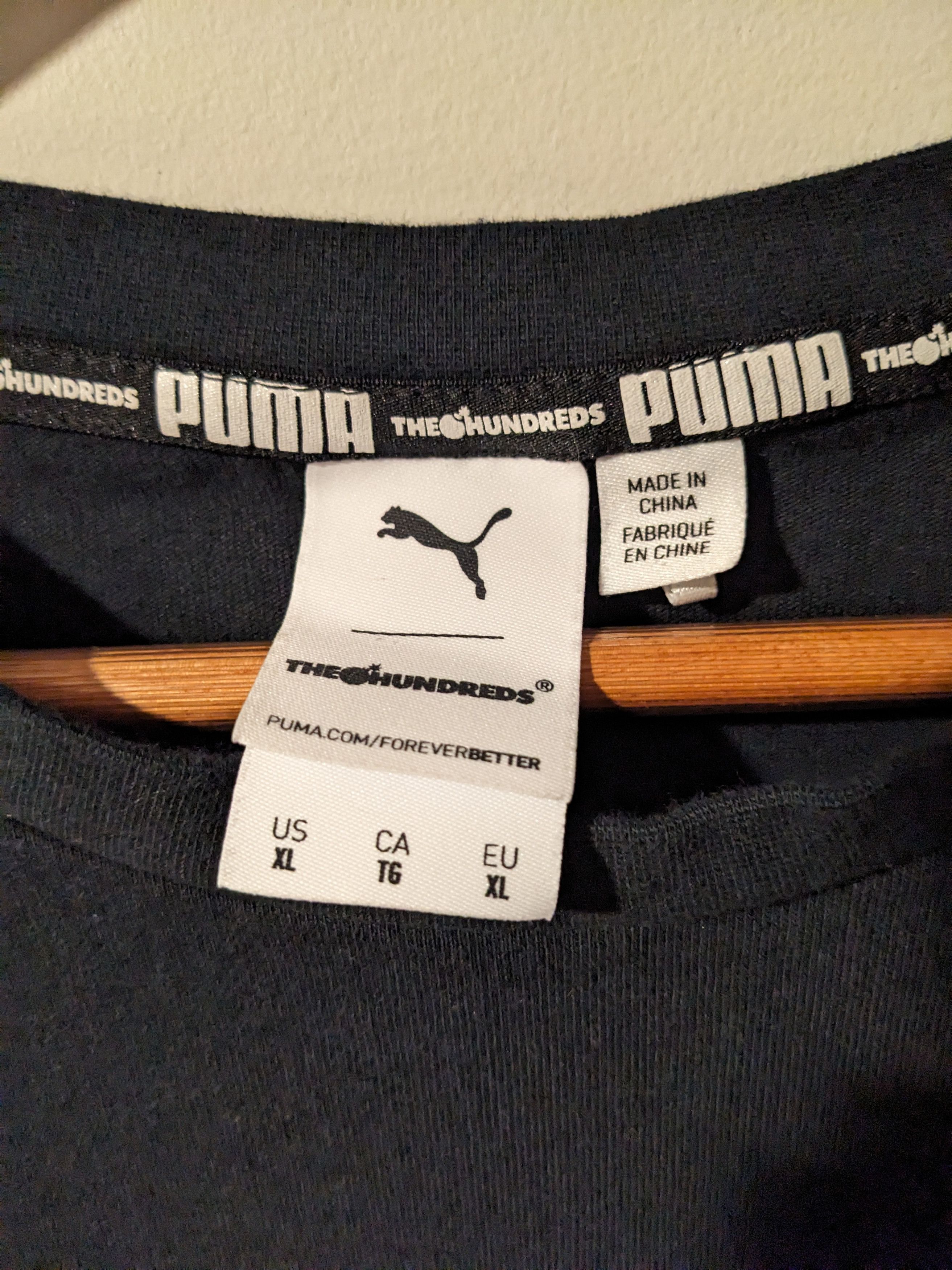 Puma × The Hundreds Puma x The Hundreds Collab Black X-Large T-Shirt Size US XL / EU 56 / 4 - 3 Thumbnail