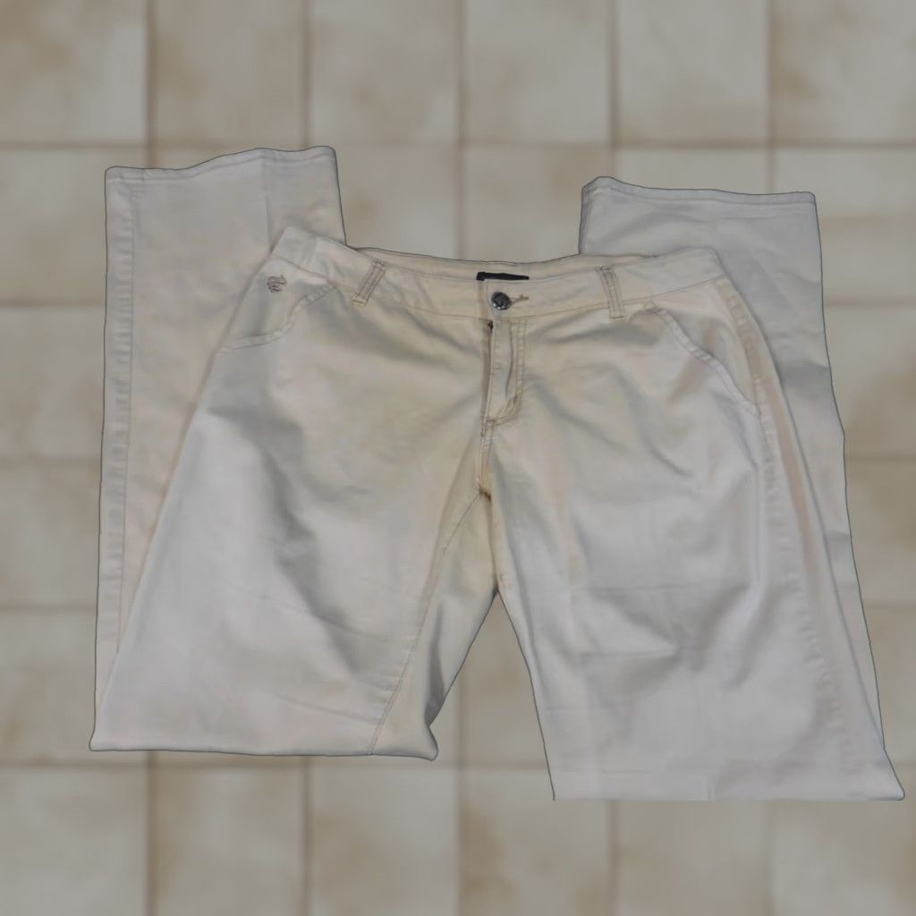 Rocawear Rocawear Womens Pants 13 Beige Straight Stretch Hip Hop Classic Pants Woman Regular Mid Rise 33in Inseam Chino Style Hip Hop Vintage: No Size 24" / US 00 / IT 34 - 1 Thumbnail