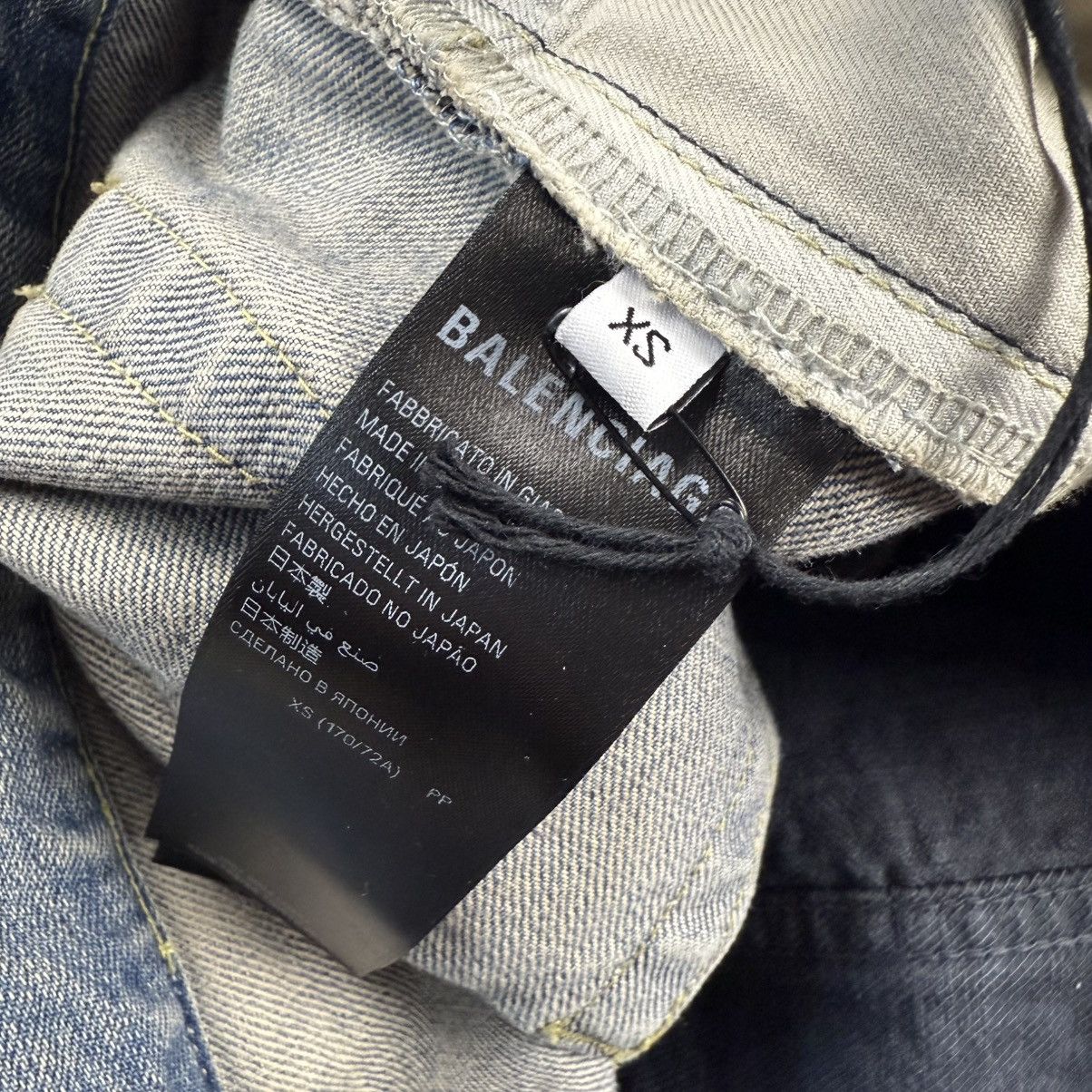 Balenciaga Balenciaga Fifty-Fifty Destroyed ‘Black/Blue’ Jeans Size US 30 / EU 46 - 9 Thumbnail