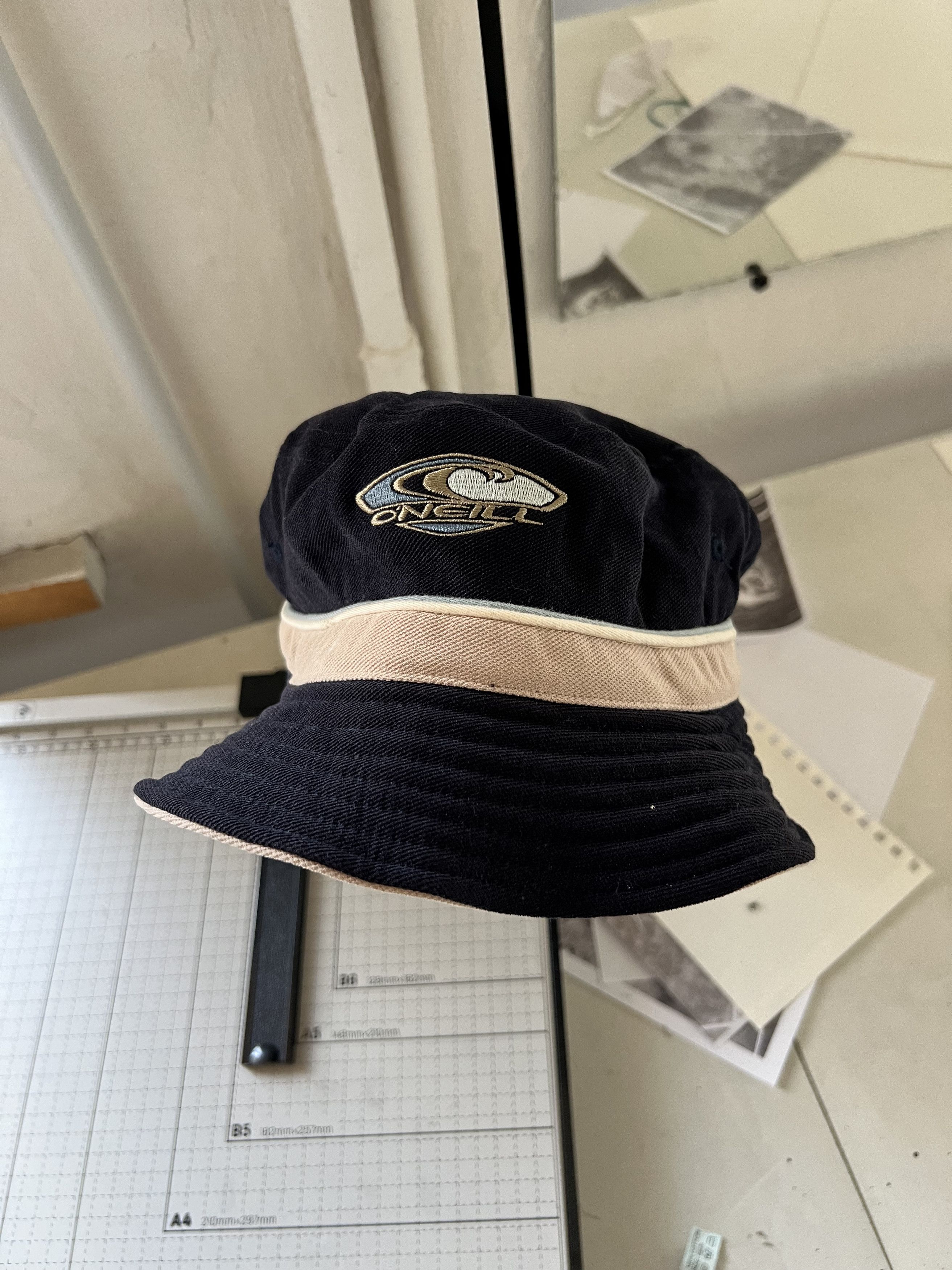 Quiksilver O Neil Vintage Bucket Hat Denim 1990s Size ONE SIZE - 1 Thumbnail