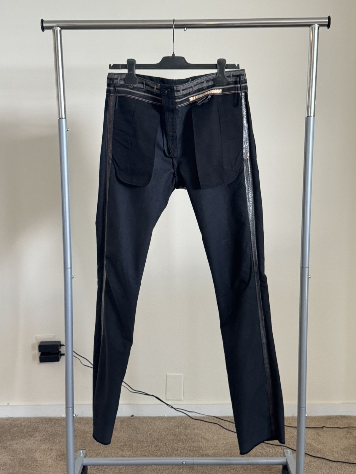 Carol Christian Poell CCP overlock breadstick trousers ( PM/2668-OD IN-BETWEEN) Size US 30 / EU 46 - 4 Thumbnail