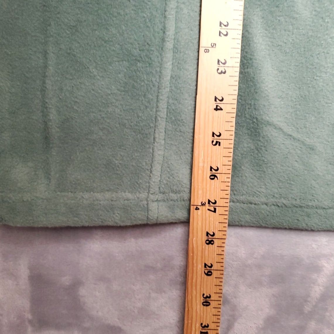 Vintage VINTAGE Harriton Jacket Womens XL Green Full Zip Fleece 100% Polyester Soft Warm Comfort Size XL / US 12-14 / IT 48-50 - 7 Thumbnail