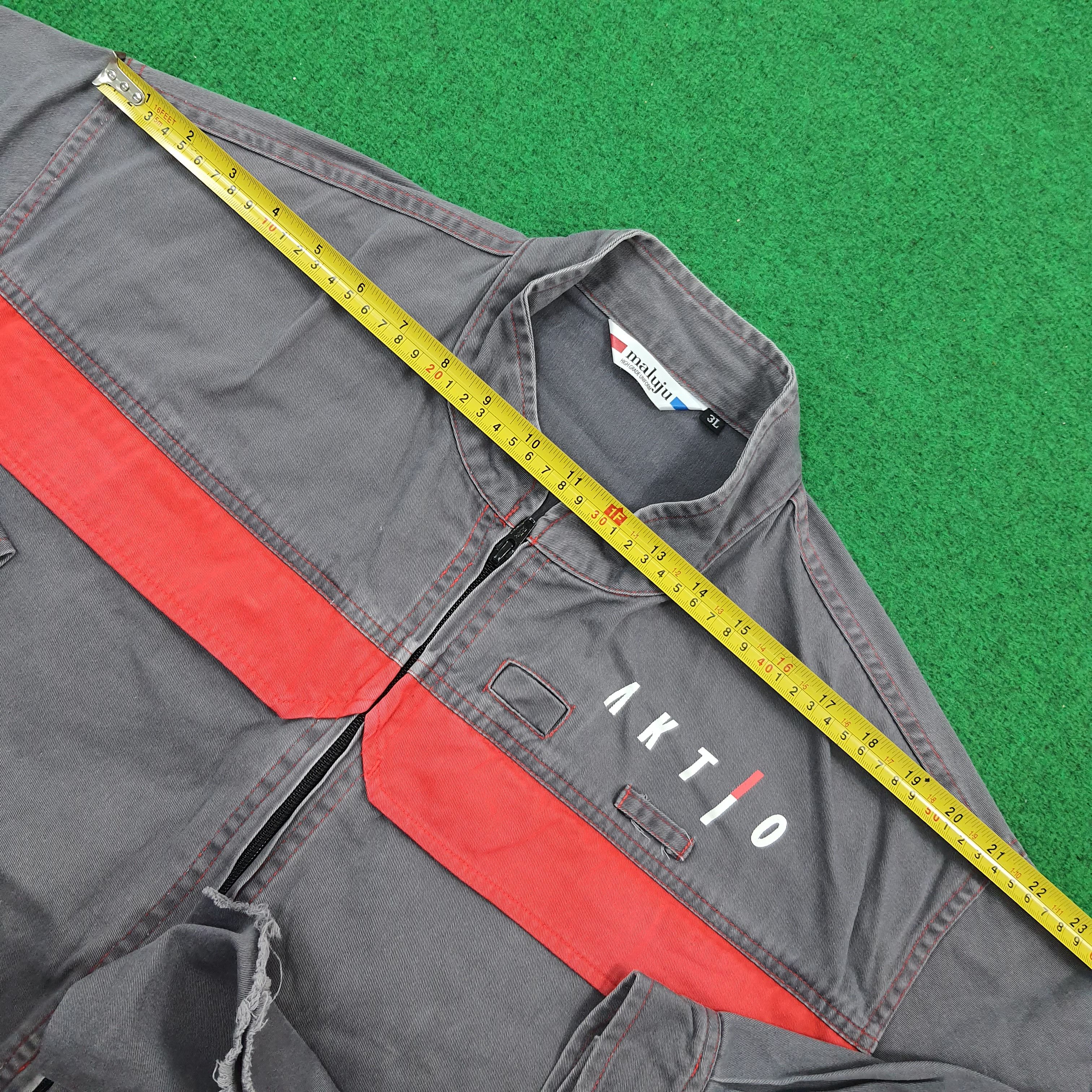 Japanese Brand × Vintage Vintage Aktio Japan Construction Brand workwear Jacket Size US XL / EU 56 / 4 - 11 Thumbnail