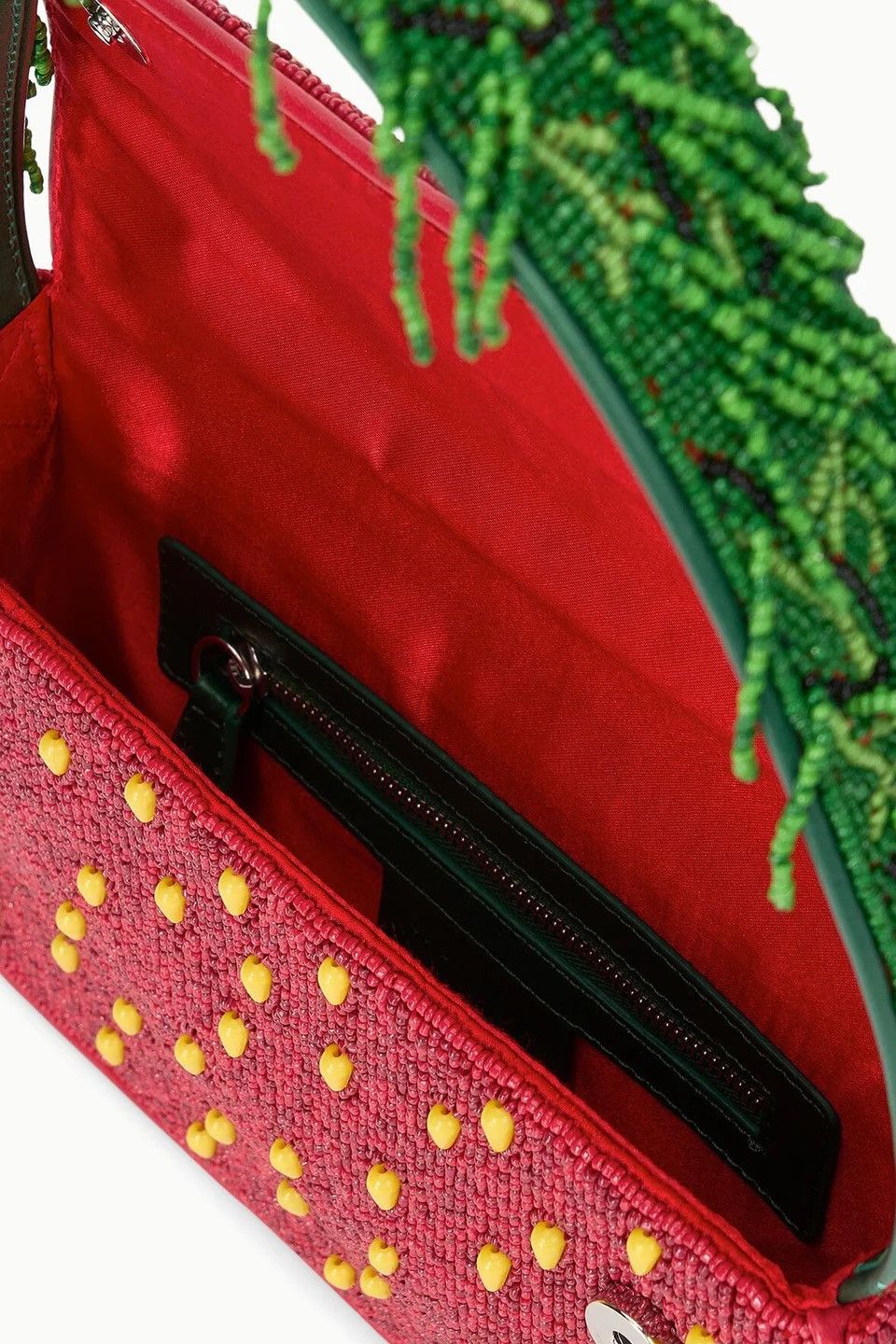 Staud Staud Tommy Beaded Bag Strawberry Dream Original Price $295 Size ONE SIZE - 5 Thumbnail