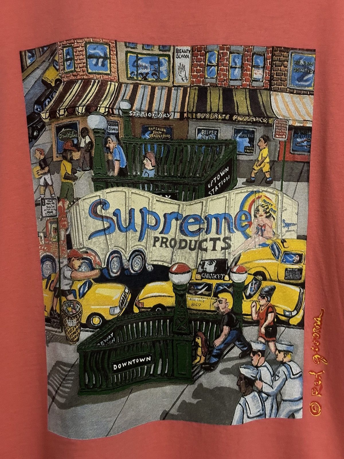 Supreme Supreme Manhattan Tee Size US XL / EU 56 / 4 - 2 Thumbnail
