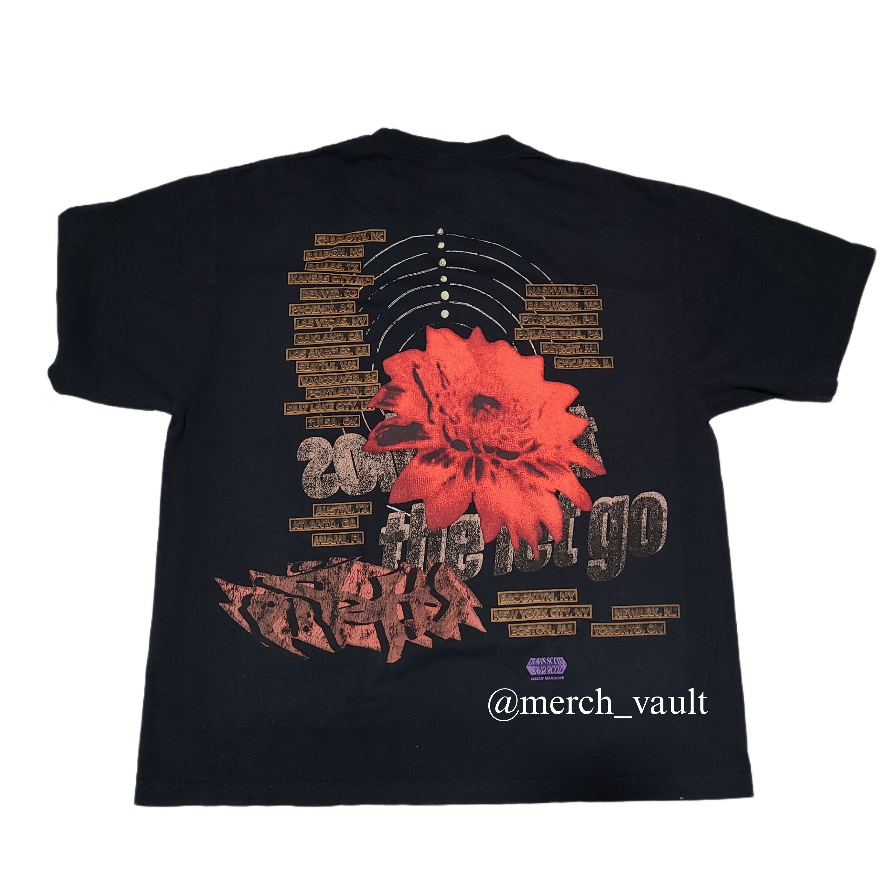 Travis Scott Utopia Tour Delresto Tee Size US M / EU 48-50 / 2 - 1 Thumbnail