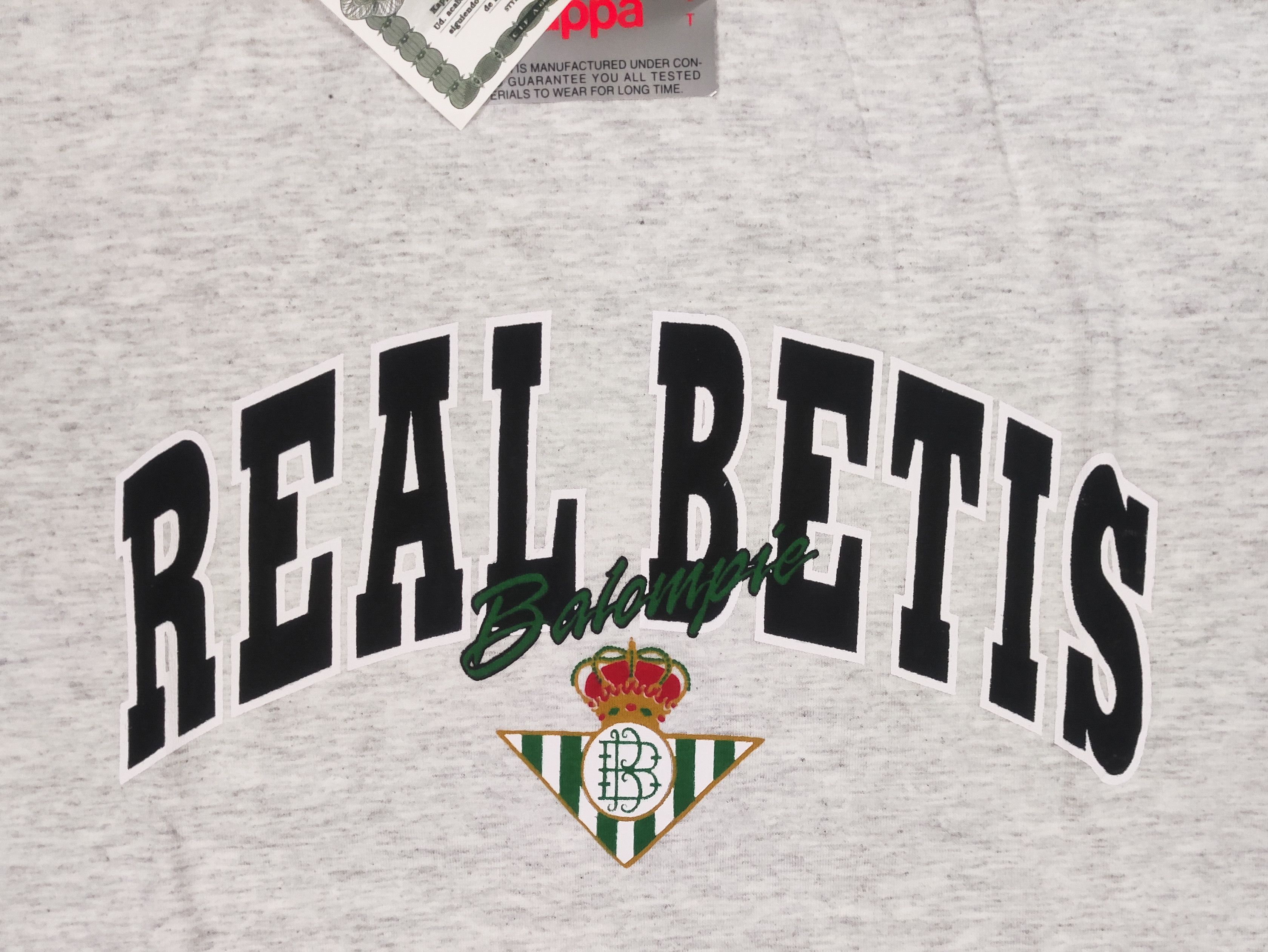 Kappa BNWT Real Betis 1995 1996 Kappa Tee T-shirt Size US M / EU 48-50 / 2 - 7 Thumbnail