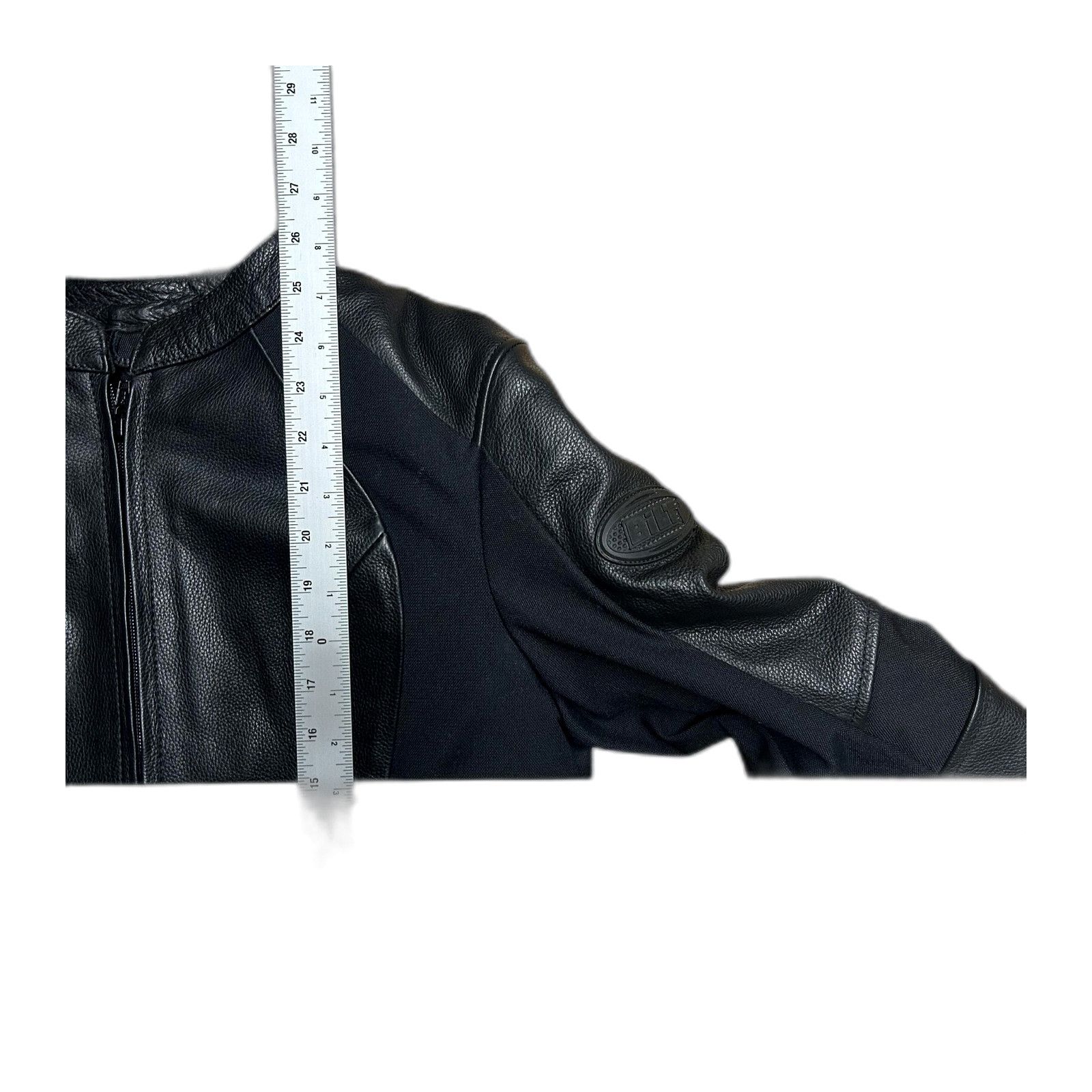 Vintage Bilt Women Black Leather Full Zip Embroidered Padded Rose Mo Size US XXS / EU 40 - 7 Thumbnail