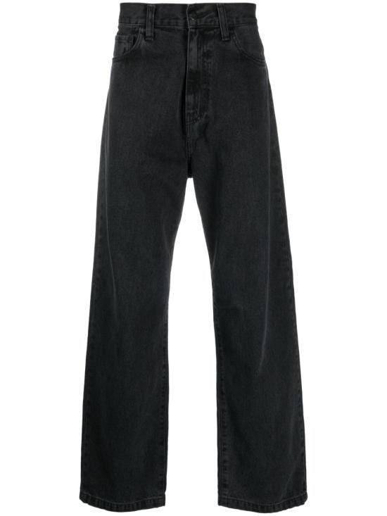 Carhartt Wip CARHARTT WIP Men Straight Pants I030468 8960 Black Size US 29 - 1 Thumbnail