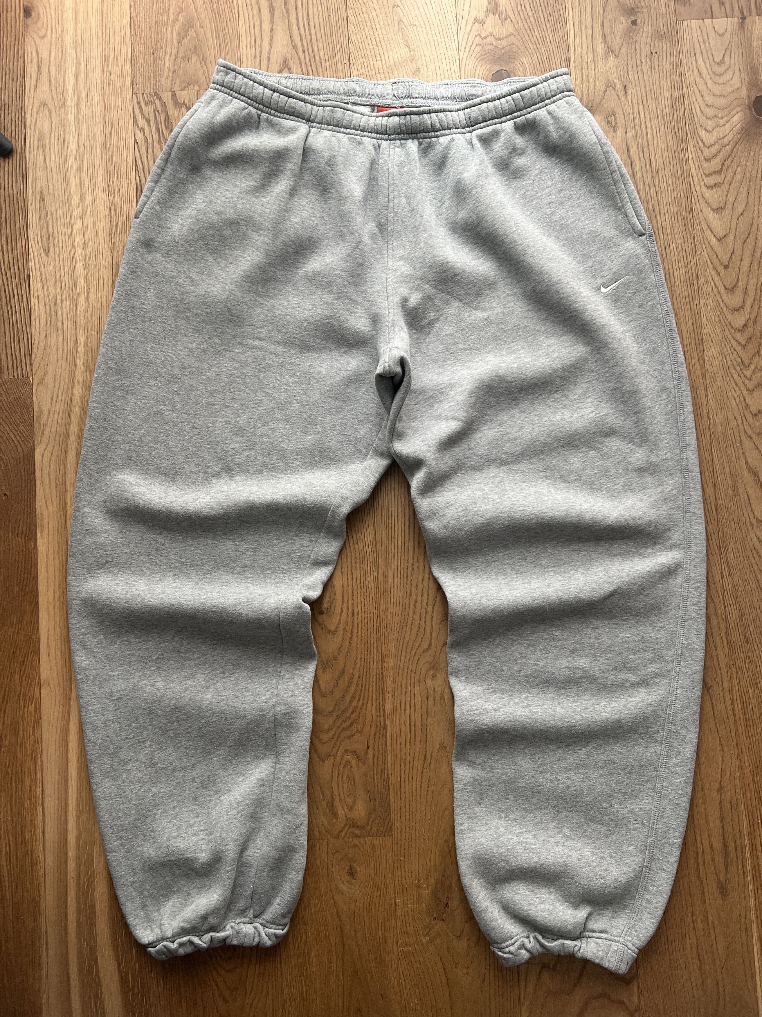 Nike Baggy Nike vintage 00s blanc wide sweatpants rap y2k joggers Size US 36 / EU 52 - 4 Thumbnail