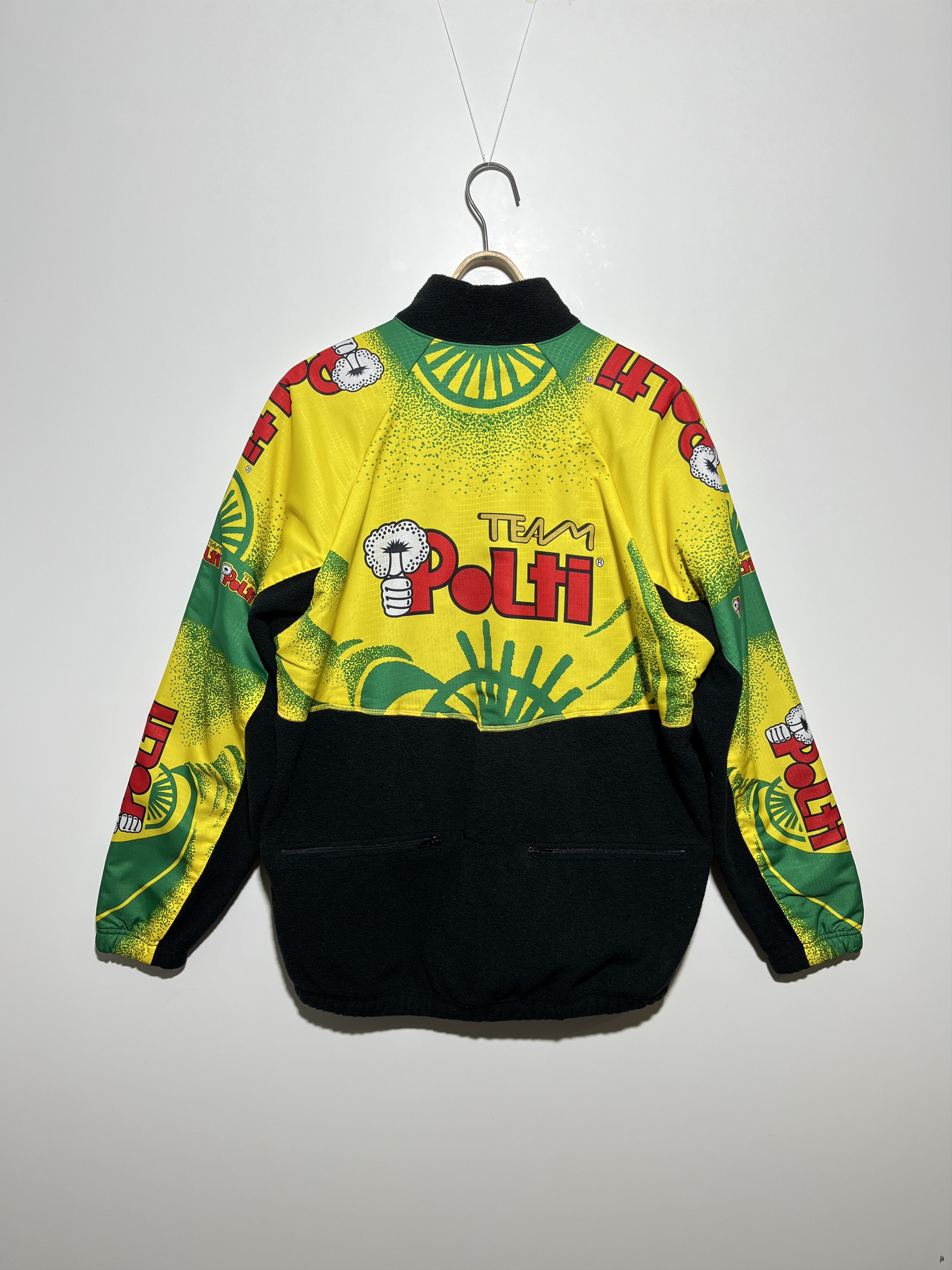 Vintage Vintage SMS Santini Polti Team Cycling Fleece Jacket Size US XXL / EU 58 / 5 - 2 Thumbnail