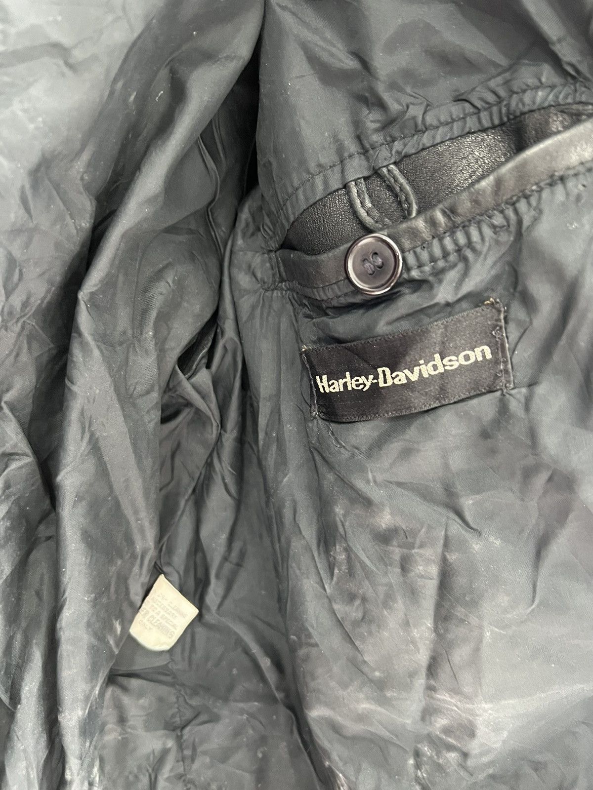 Harley Davidson Vintage Harley Davidson Leather jacket biker motorcycle46 Size US L / EU 52-54 / 3 - 6 Thumbnail