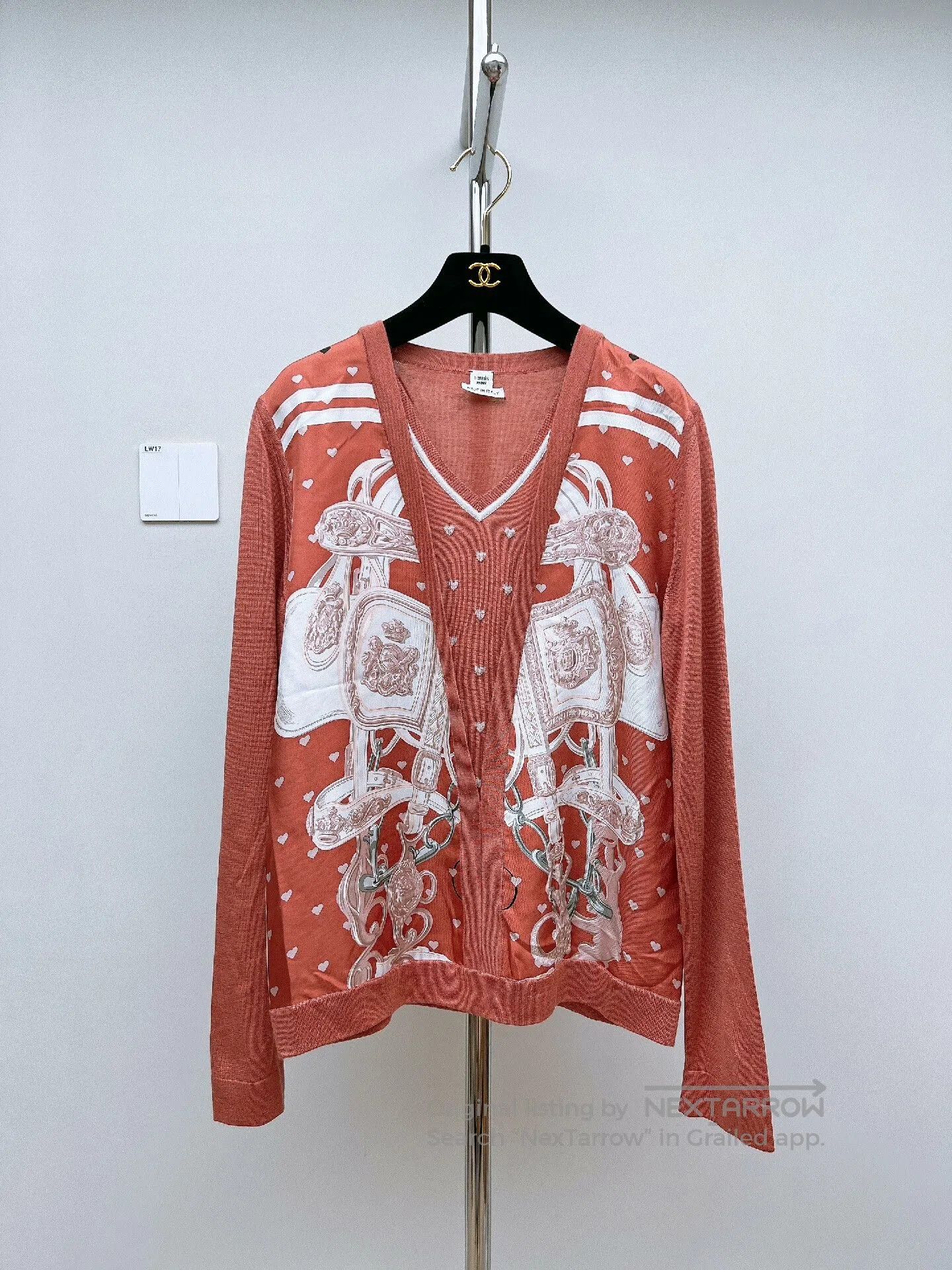 Hermes HERMES Twillaine Silk Cashmere Top. Size US S / EU 44-46 / 1 - 1 Thumbnail