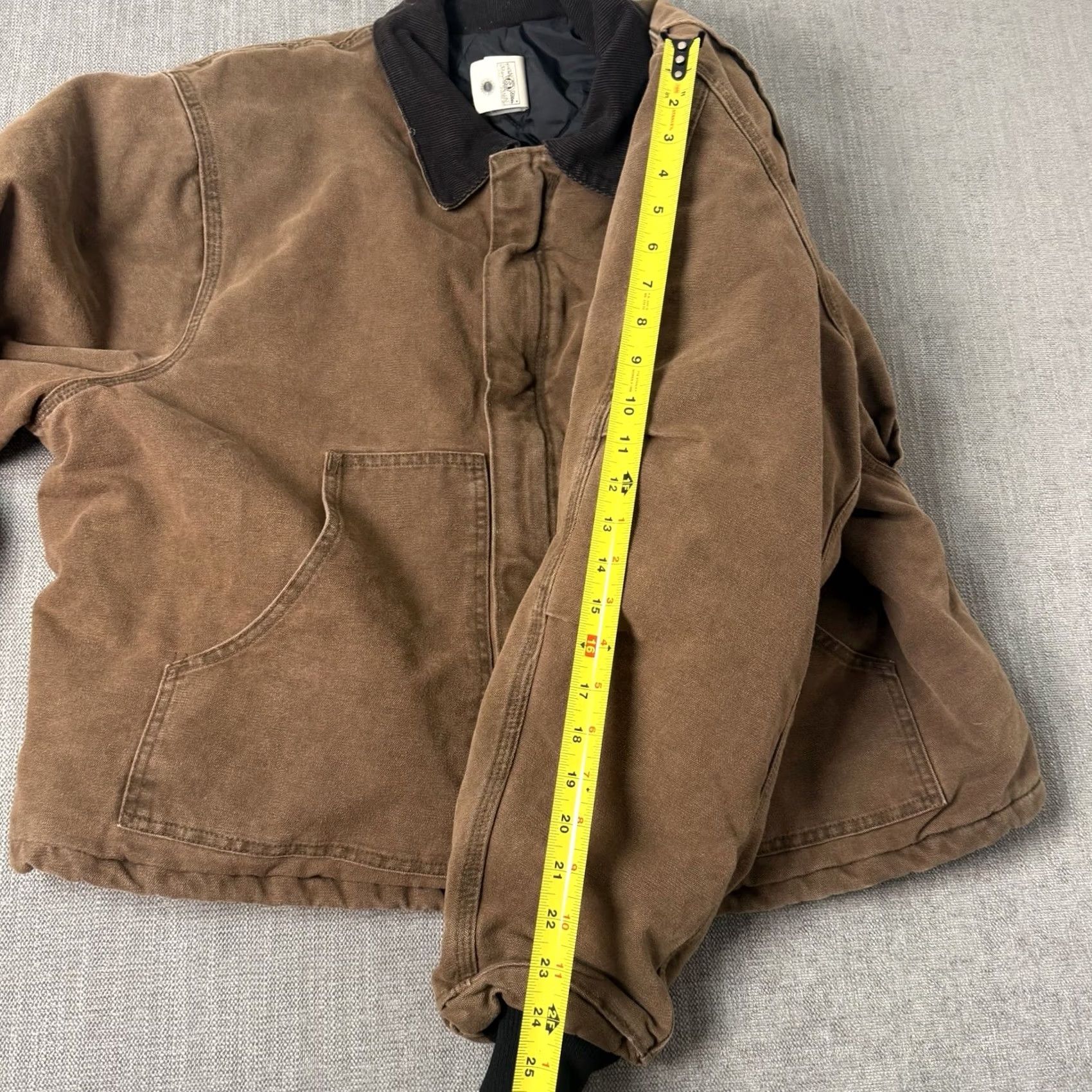 Carhartt VINTAGE Carhartt J22 CHT Faded Brown Arctic Jacket 2XL Men Brown Overcoat Jacket Size US XXL / EU 58 / 5 - 8 Thumbnail