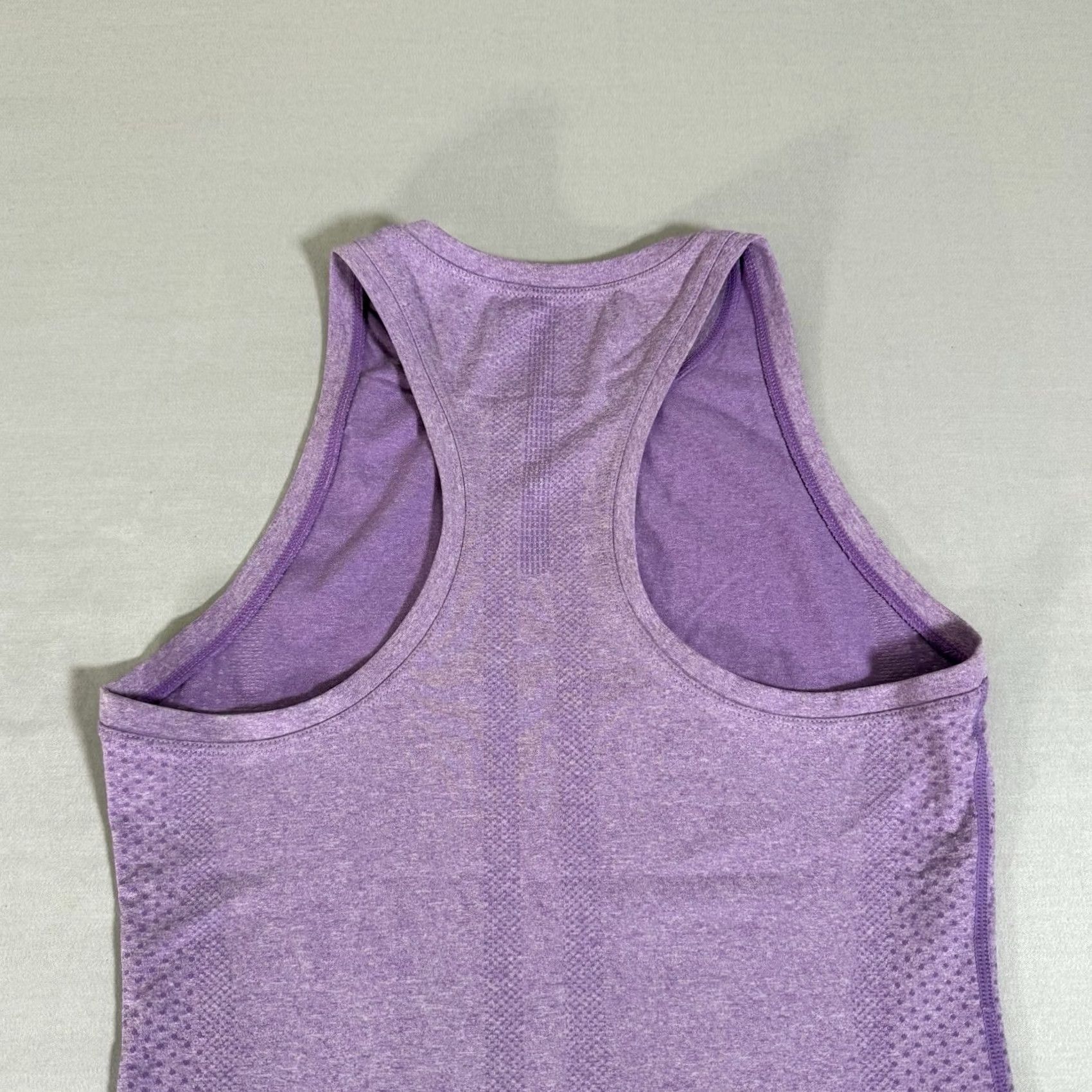 Vintage FIGS Womens Small Purple Seamless Sleeveless Tank Crew Neck Underscrub Shirt Size S / US 4 / IT 40 - 5 Thumbnail