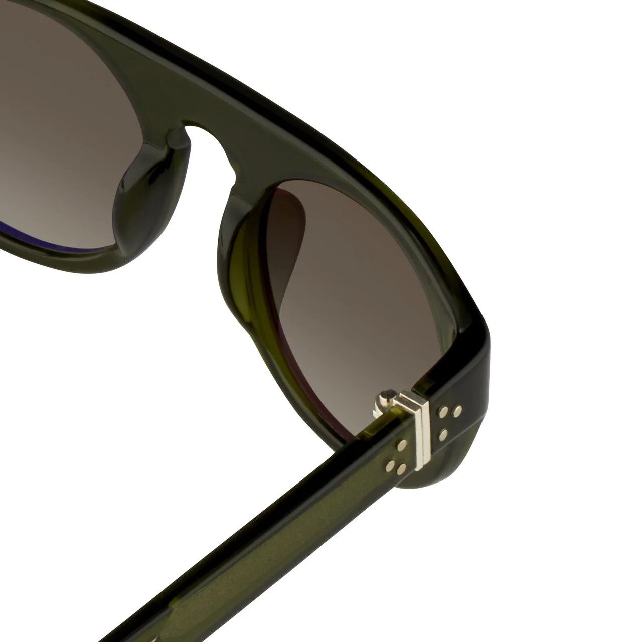 Ann Demeulemeester Ann Demeulemeester Sunglasses Green and Green Graduated Size ONE SIZE - 10 Thumbnail