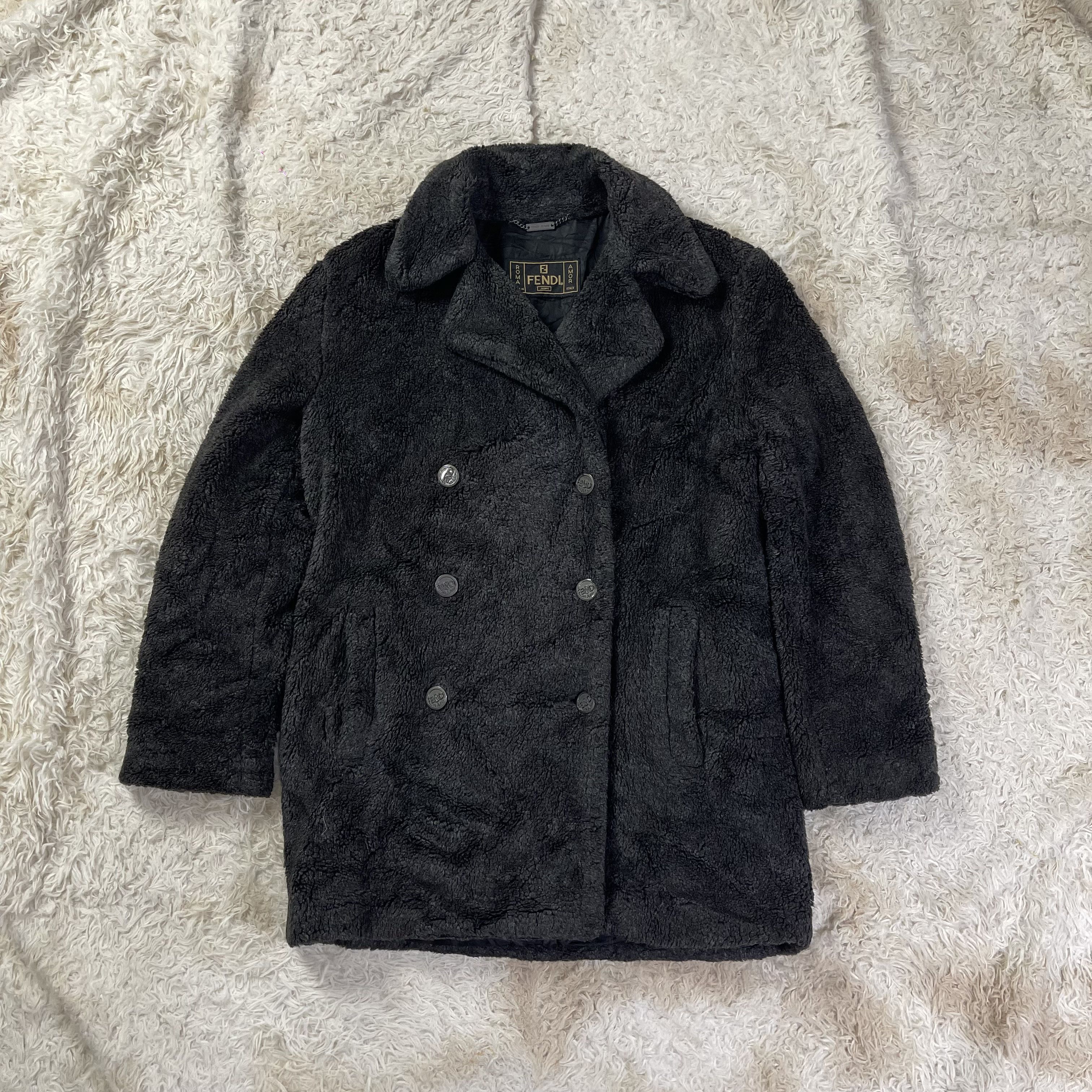 Fendi FENDI - Vintage - Fleece Furr Jacket Size US L / EU 52-54 / 3 - 1 Thumbnail
