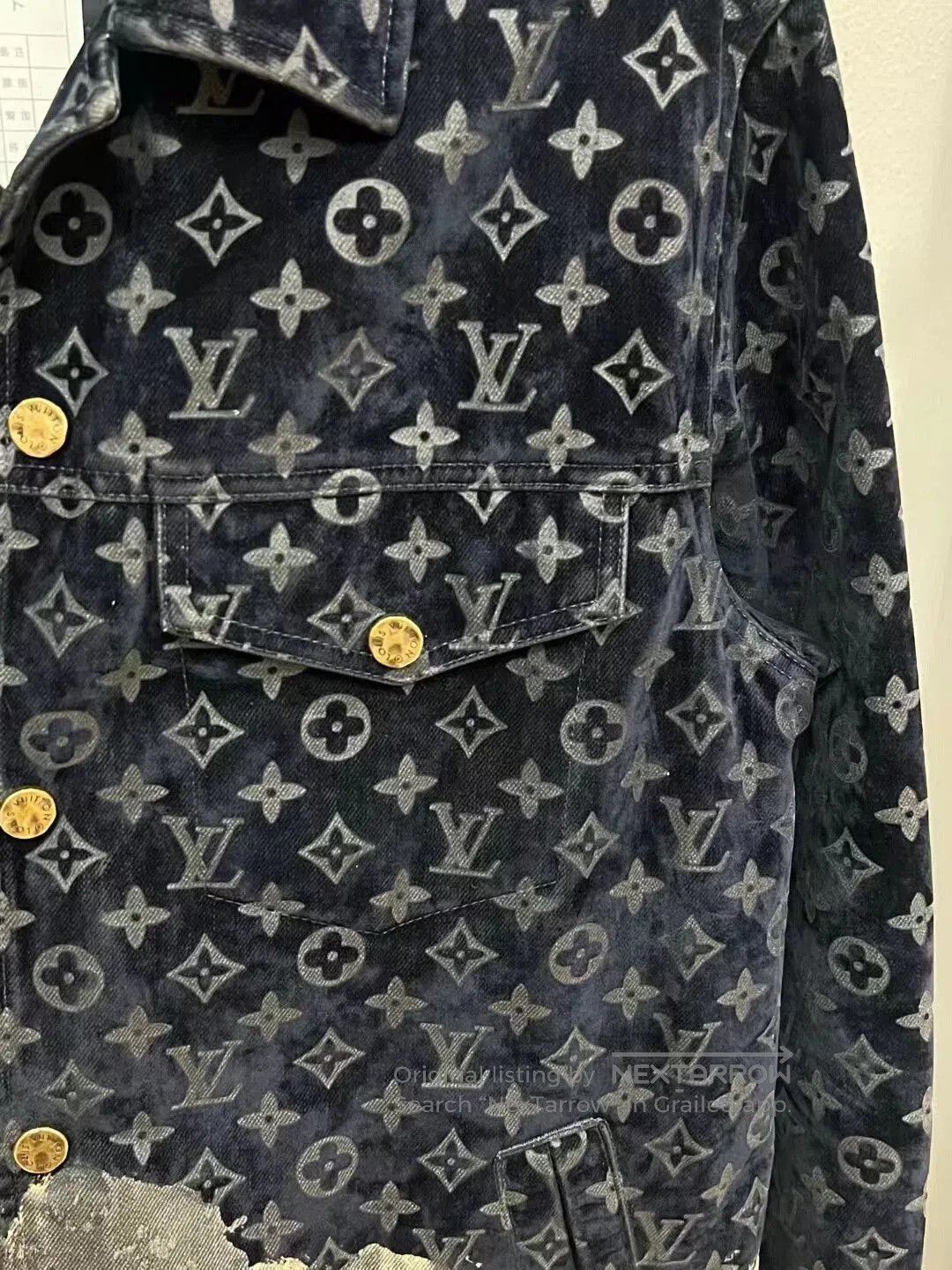 Louis Vuitton Louis Vuitton Fire Cloud Denim. Size US L / EU 52-54 / 3 - 3 Thumbnail