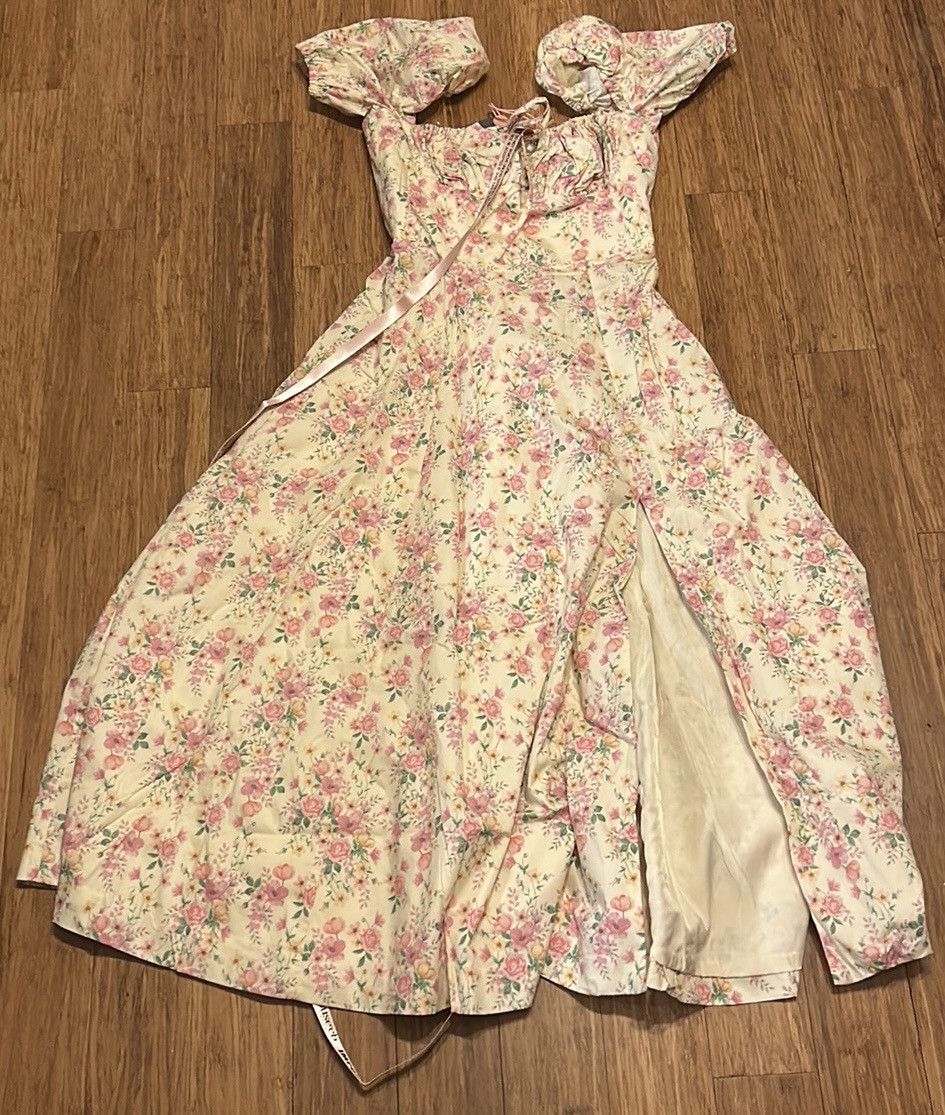 pink floral off shoulder dress Elegant Off Shoulder Chiffon Bridesmaid Dress With High Slit Design