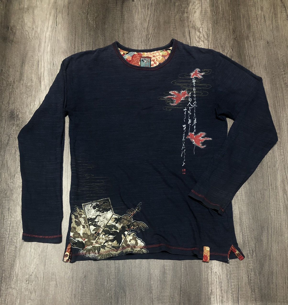 If Six Was Nine × Japanese Brand Vintage Geisha Japanese Brand Long Sleeve Tee Shirt Size US L / EU 52-54 / 3 - 2 Thumbnail