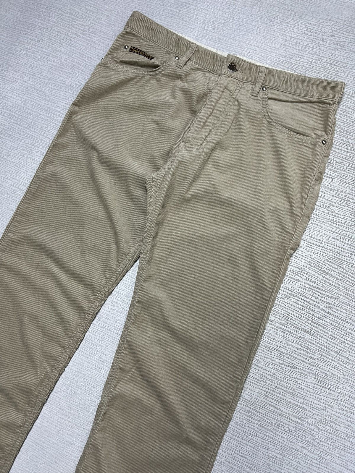Louis Vuitton Louis Vuitton - “Gaston V” Slim Corduroy Trouser Size US 30 / EU 46 - 8 Thumbnail