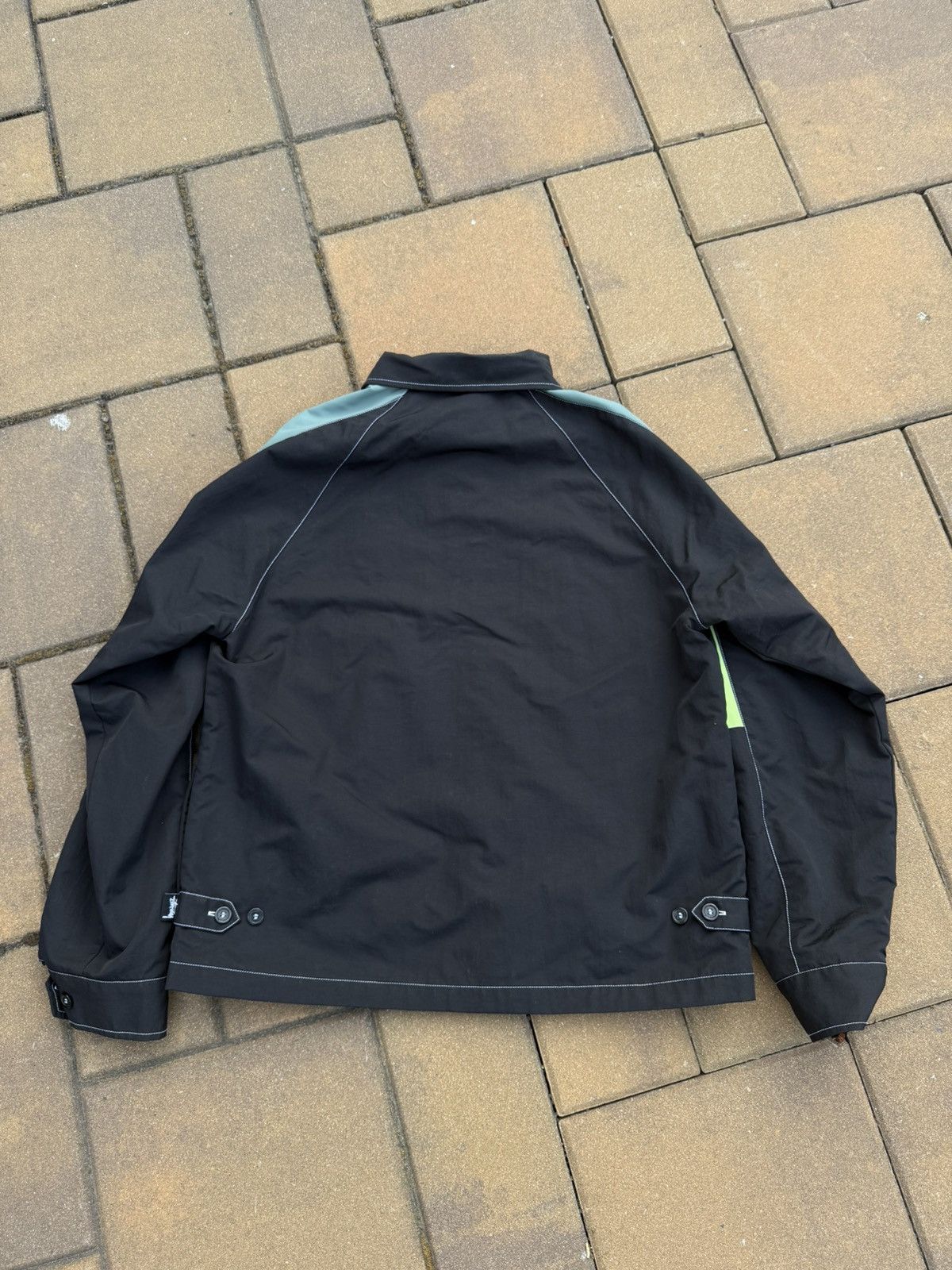 Stussy Stussy Panel Zip Jacket Panel Contrast Stitch Black Size L Size US L / EU 52-54 / 3 - 2 Thumbnail