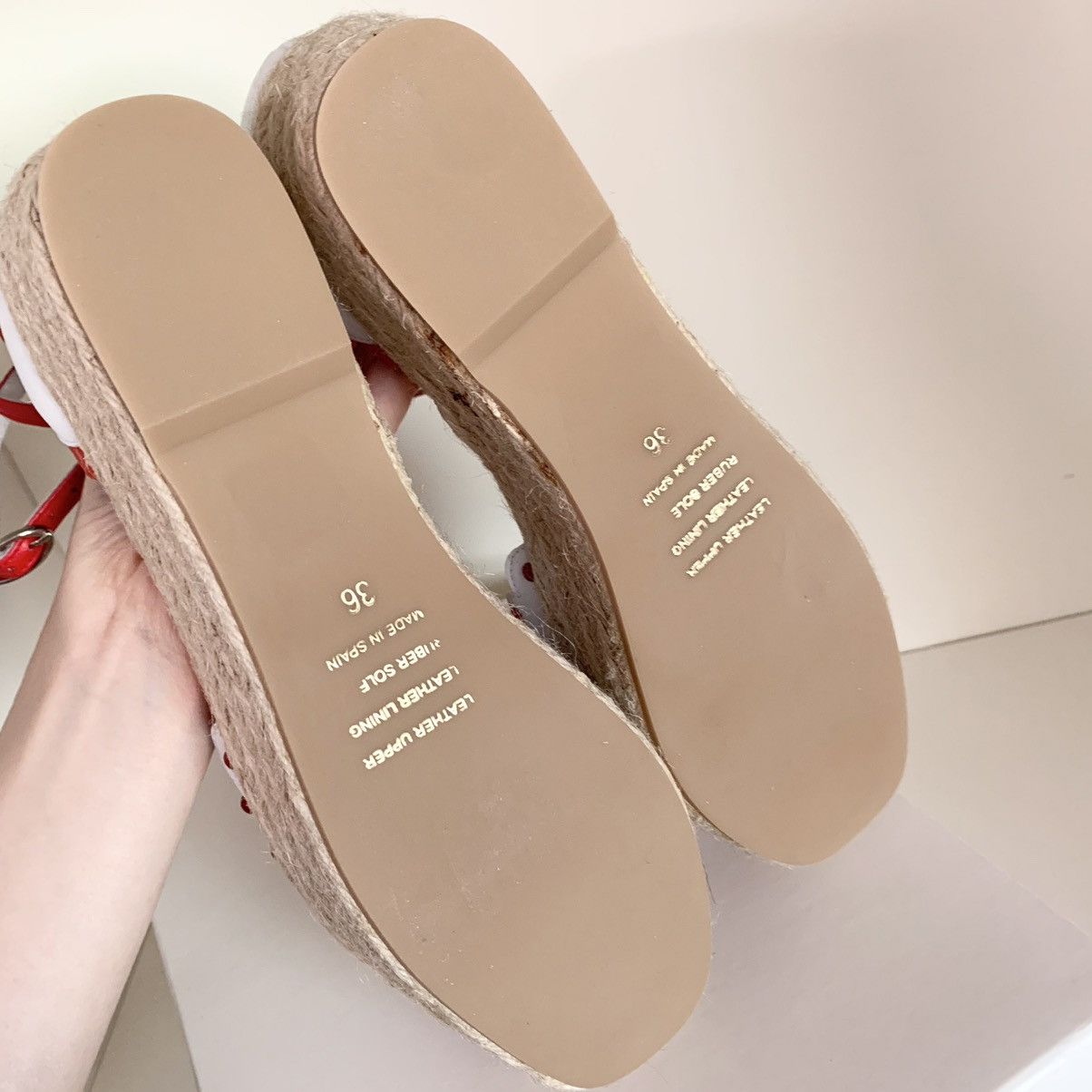 Other Isa tapia cherry leather flat form platforms Size US 6.5 / IT 36.5 - 7 Thumbnail