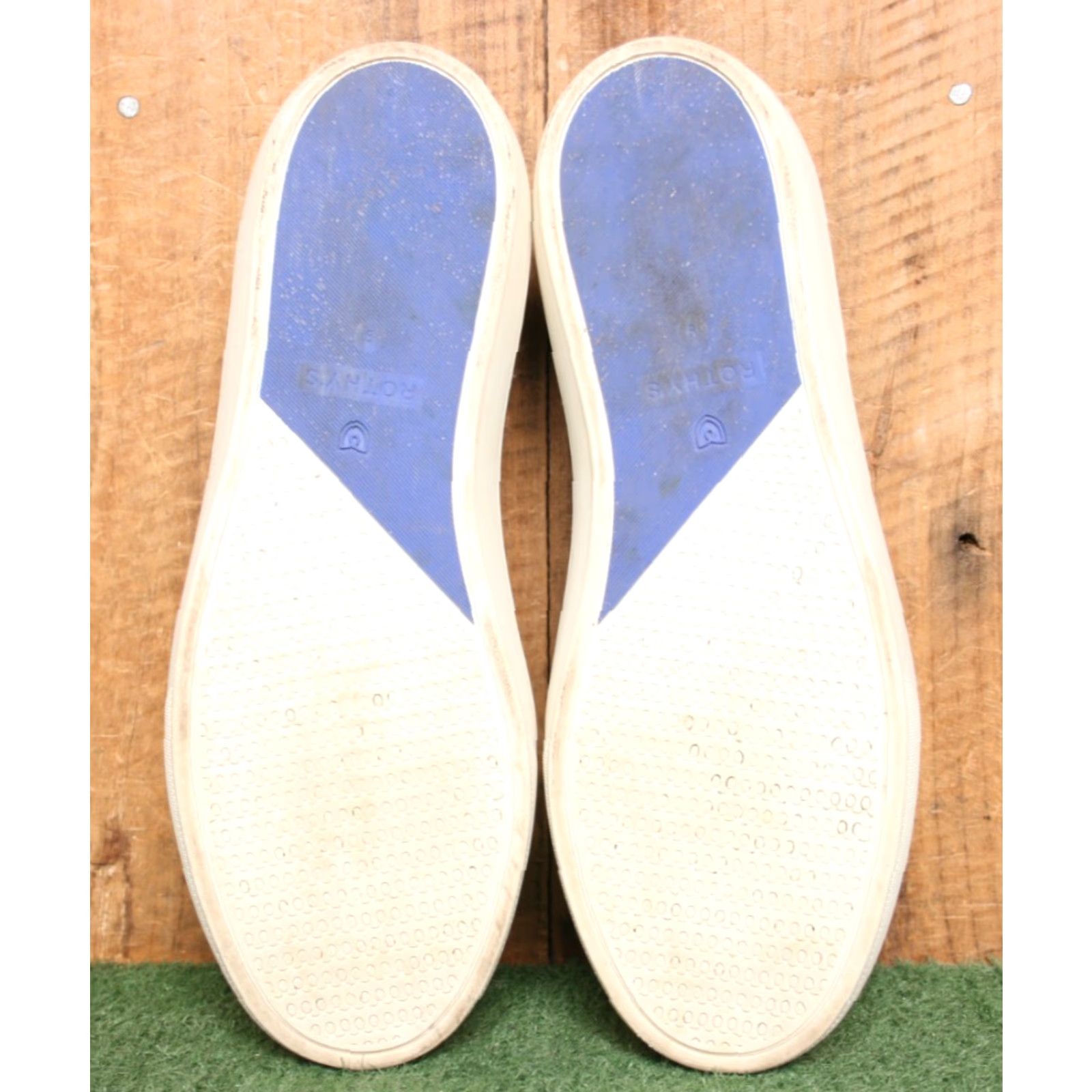 Rothy's ROTHY’S The Slip On Blue Spot Knit Lifestyle Sneakers Sz. 9 Women Multicolor Knit Flat Slip-On Shoes Size US 7 / IT 37 - 5 Thumbnail