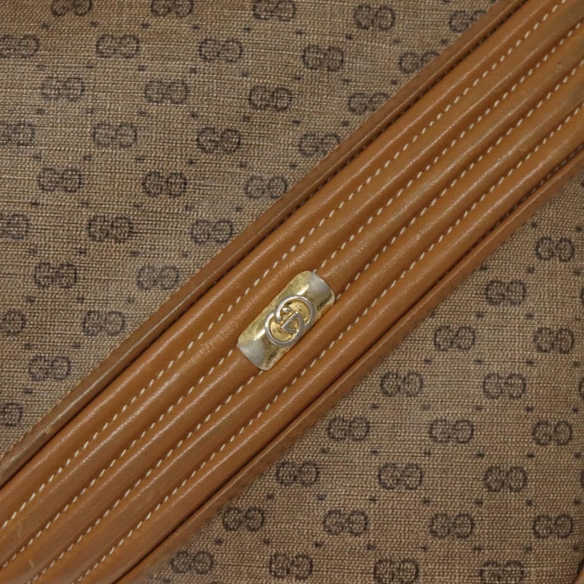 Gucci GUCCI Micro GG Supreme Shoulder Bag Pvc Leather Brown Gold Size ONE SIZE - 15 Thumbnail