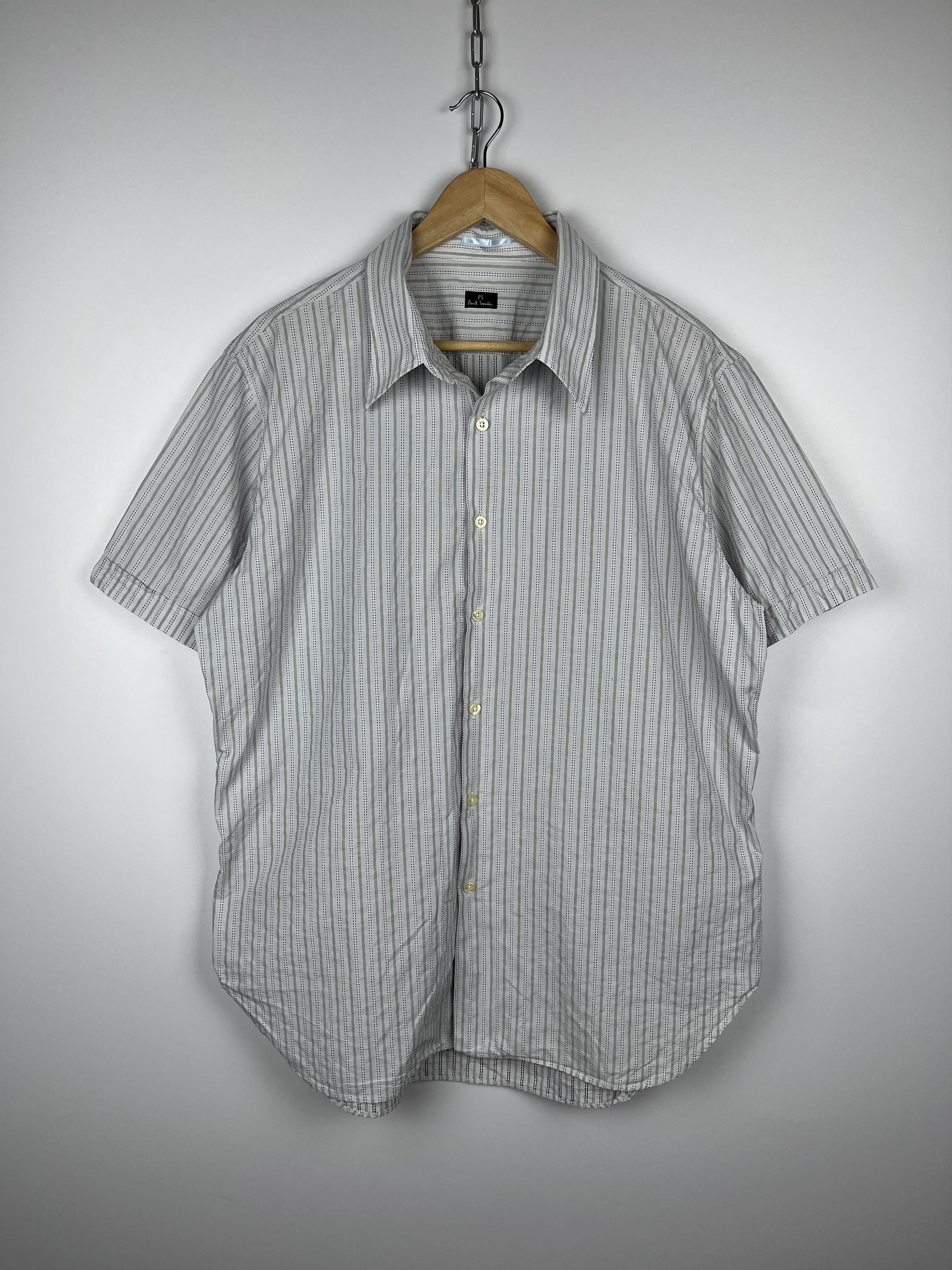 Paul Smith PS Paul Smith Striped Short Sleeve Shirt Size US XXL / EU 58 / 5 - 3 Thumbnail