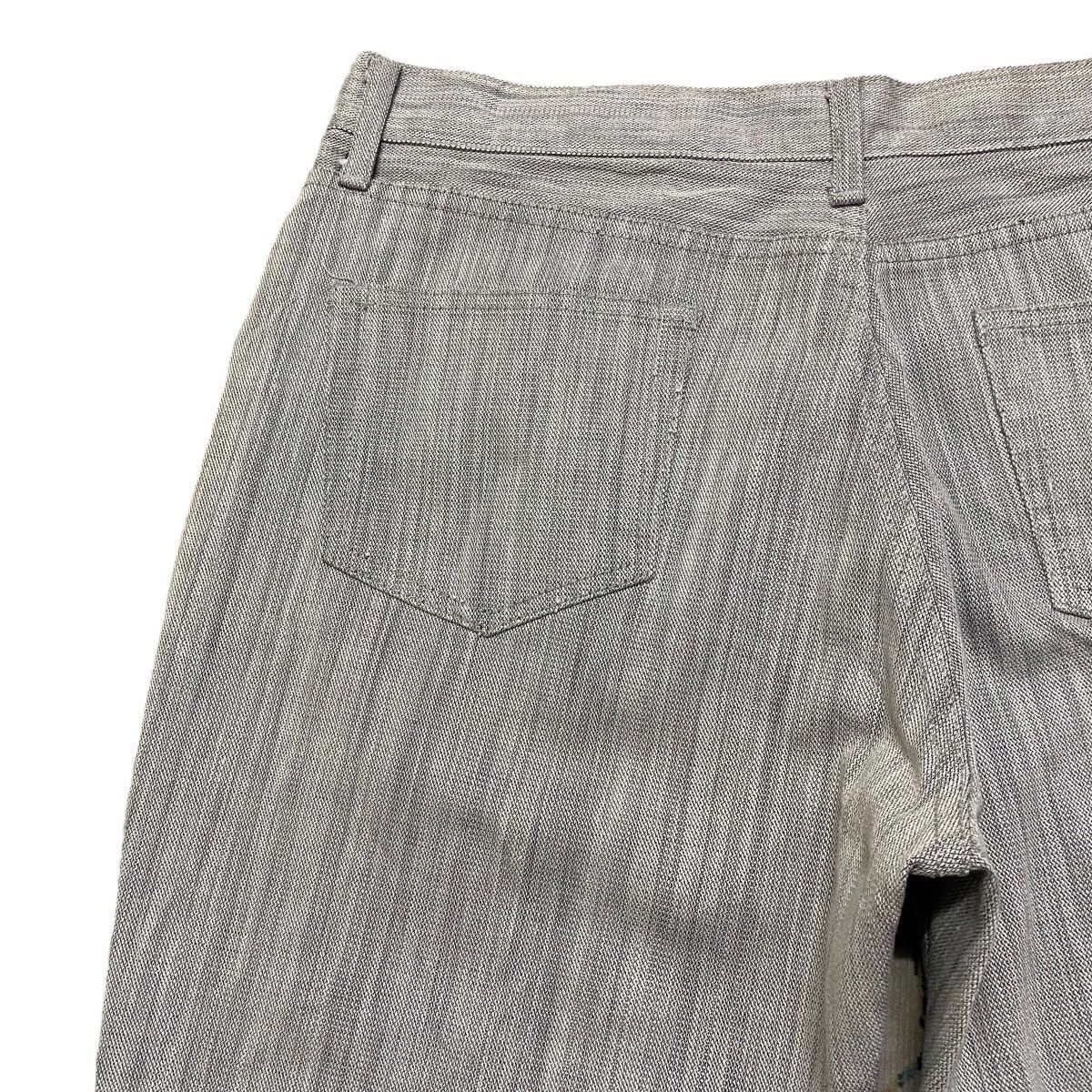 semanticdesign Semantic Design Striped Denim Flare Jeans Size US 33 - 10 Thumbnail