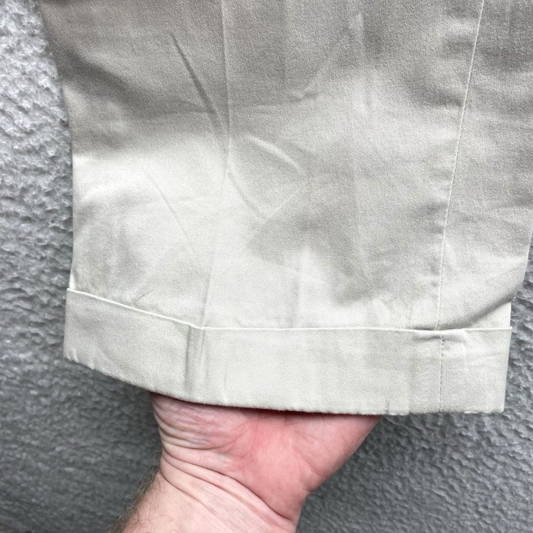 Southern Tide Southern Tides Khakis Pants Mens 35x30 Beige Solid Flat Front Zip Button Twill Casual Dress Pants Size US 35 - 5 Thumbnail