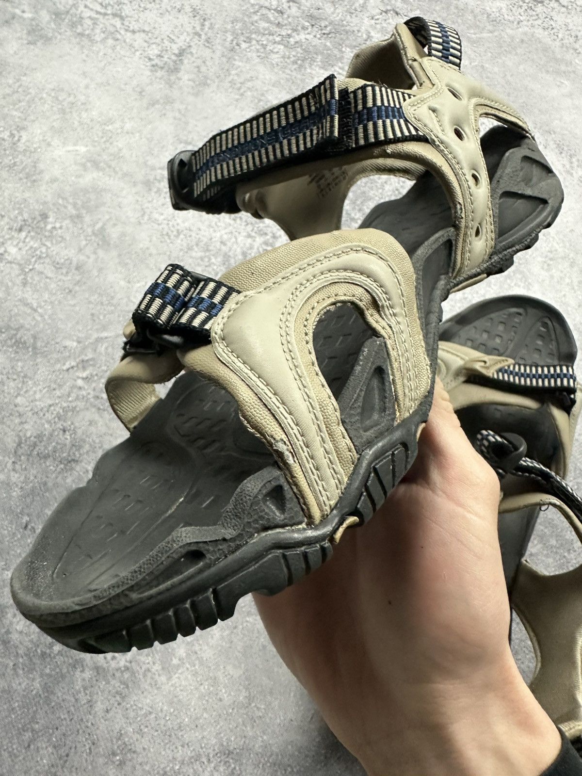 Nike Vintage Nike ACG Sandals Beige Y2K 2000 Swoosh Shoes Size US 9.5 / EU 42-43 - 20 Thumbnail