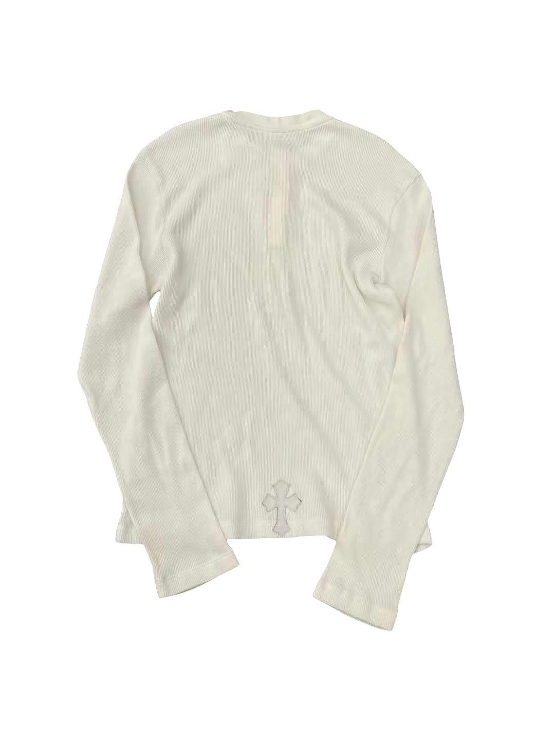 Chrome Hearts Leather cross patch waffle thermal long sleeve Size US L / EU 52-54 / 3 - 2 Thumbnail
