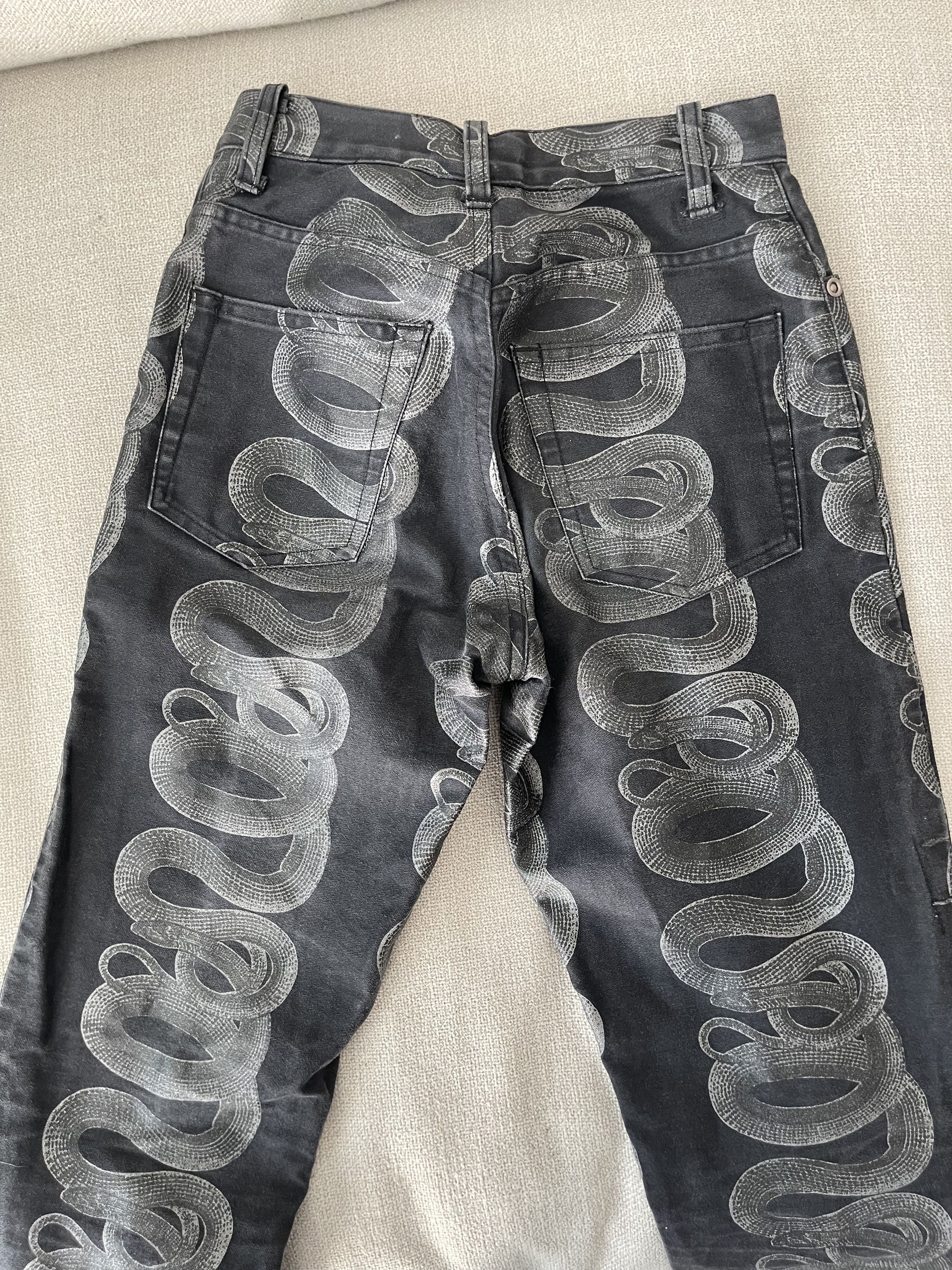 Hysteric Glamour Hysteric Glamour Snake Print Pants Size 23" - 3 Thumbnail