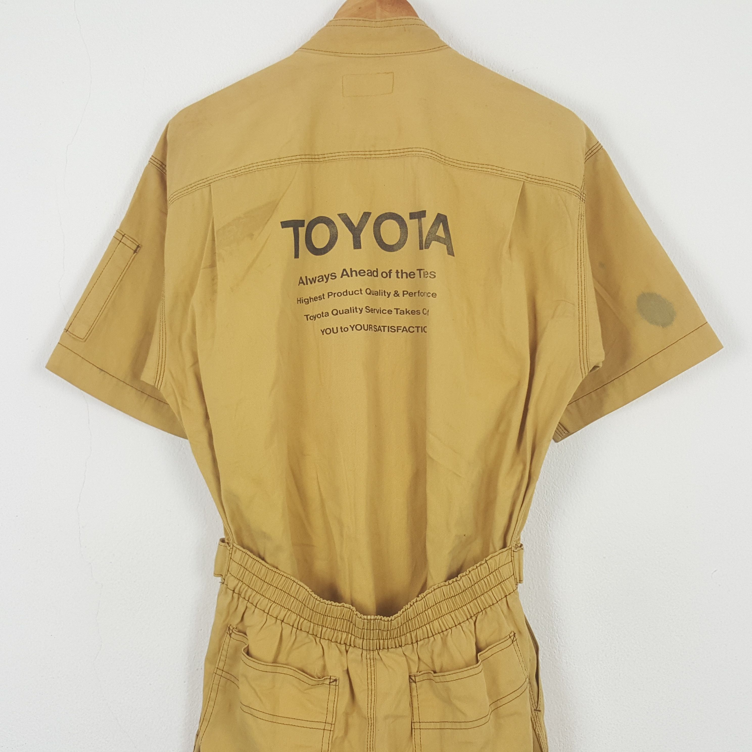 Japanese Brand Vintage Toyota Japanese Racing Team Coverall Jacket RR23 Size US M / EU 48-50 / 2 - 2 Thumbnail