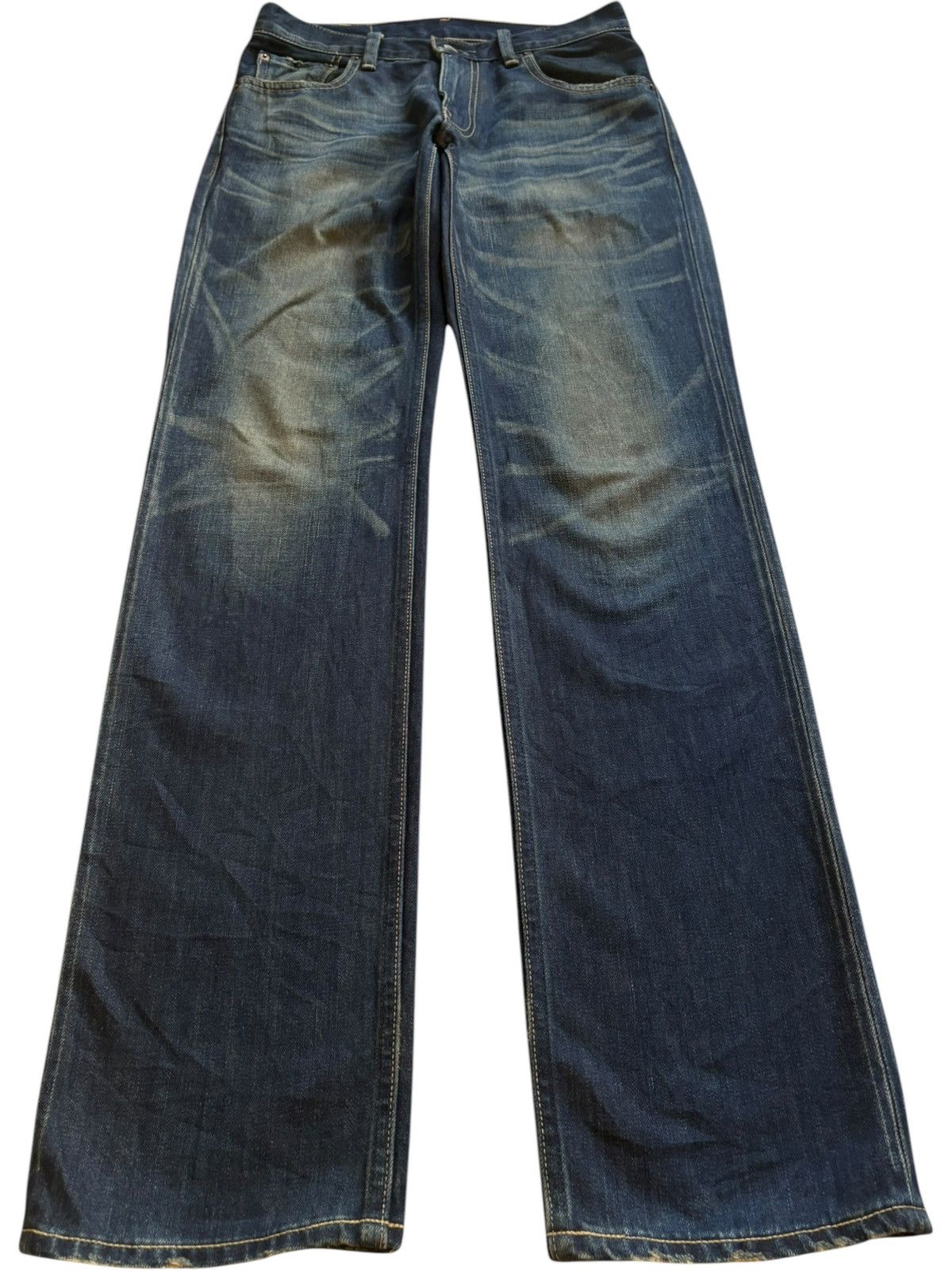 Levi's Vintage 90s Levis 502 Mud Wash Distressed Jeans Size US 29 - 1 Thumbnail
