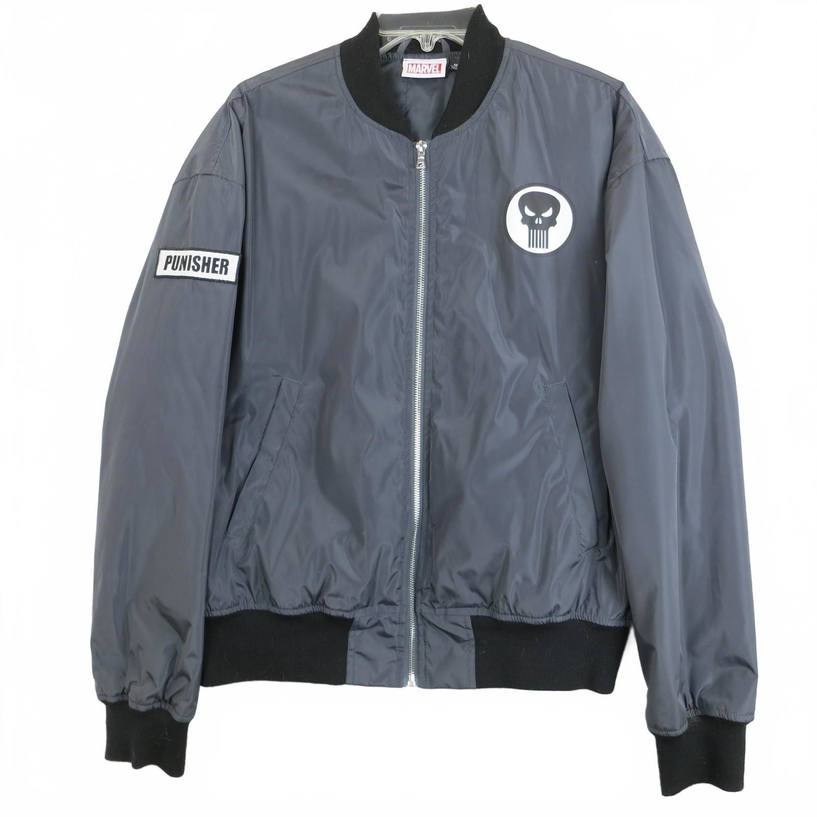 Marvel Comics Marvel Punisher Gray Bomber Jacket Men's Medium Size US M / EU 48-50 / 2 - 1 Thumbnail