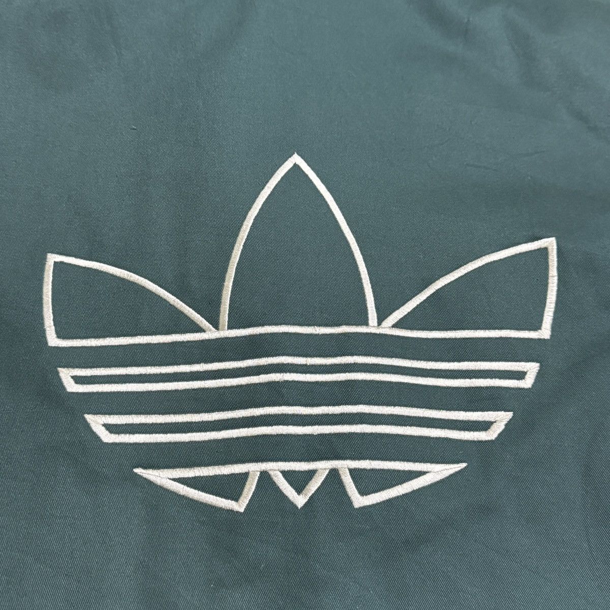 Adidas Vintage Adidas Trefoils Long Jacket Flexible Hoodie Size US M / EU 48-50 / 2 - 12 Thumbnail