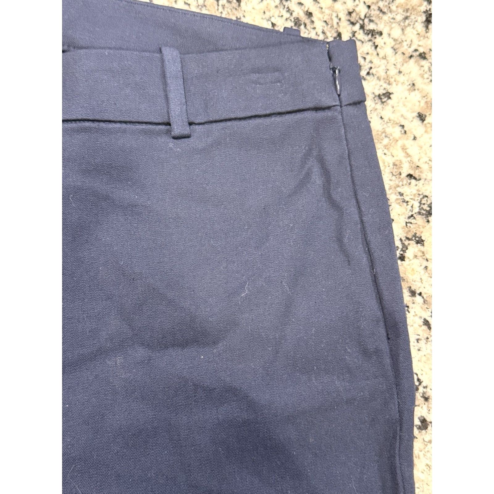 J.Crew NWT J.CREW Winnie Pant Women Side Zip Cropped 12 Blue Slim Inches 24.5 Cotton Elastane Modern Size 34" / US 12 / IT 48 - 6 Thumbnail