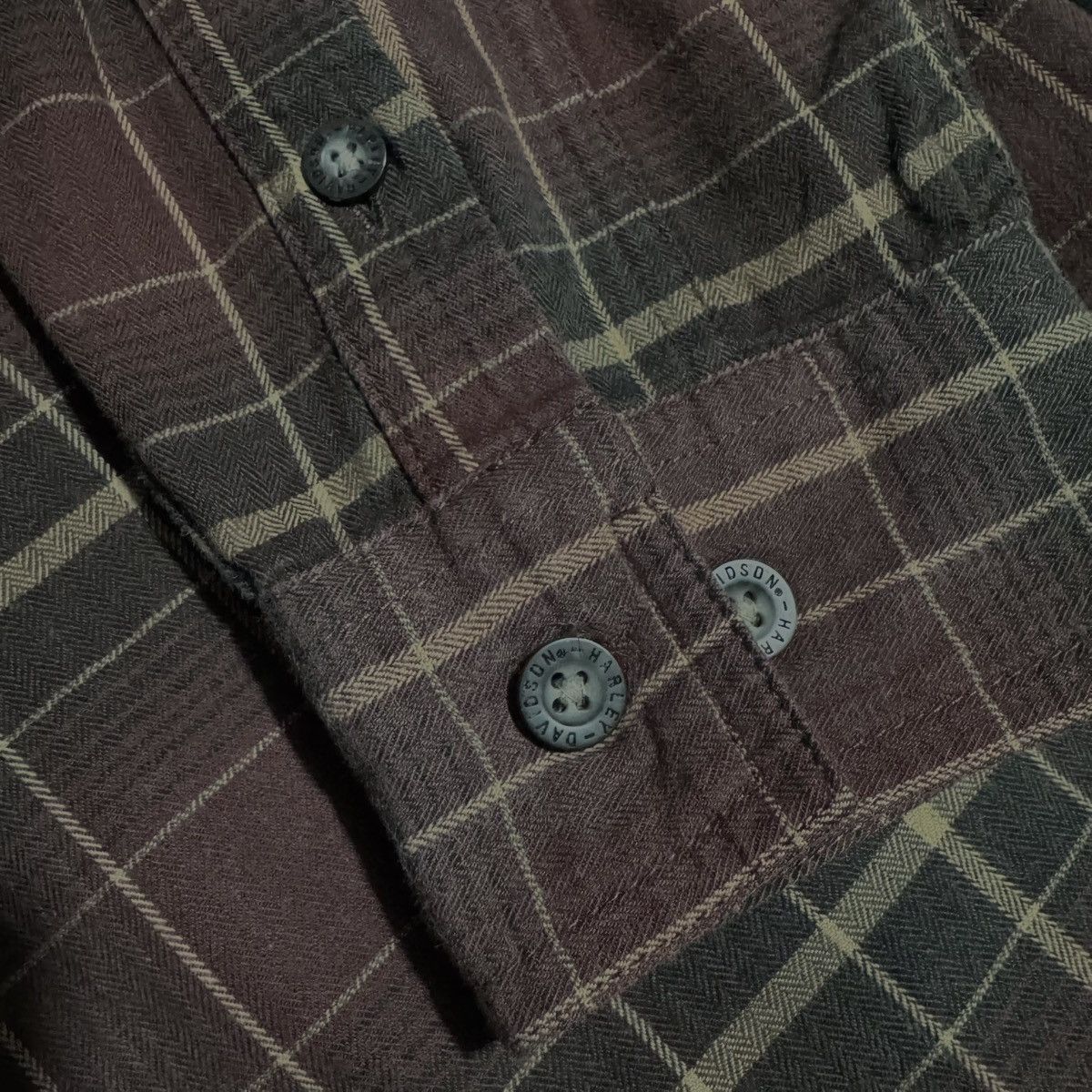 Harley Davidson Flannel Shirt Harley Davidson Size US XL / EU 56 / 4 - 5 Thumbnail