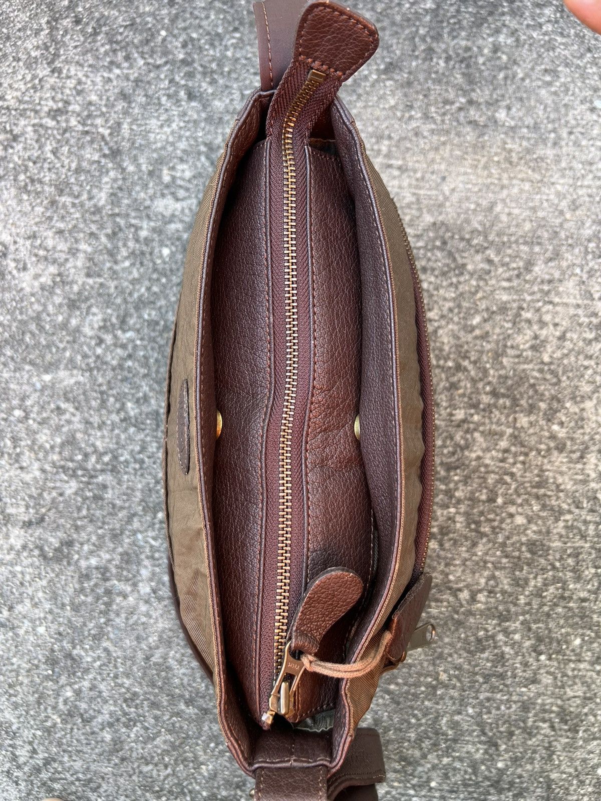 Leather Vintage Ibiza Japan Hybrid Leather Sling Bag Size ONE SIZE - 10 Thumbnail