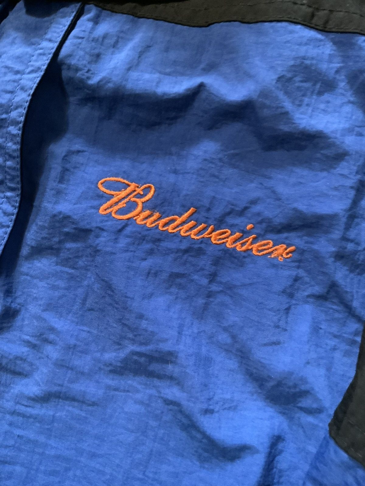 Budweiser × Vintage Vintage 90s Swingster Budweiser Beer Windbreaker Zip Jacket Size US L / EU 52-54 / 3 - 5 Thumbnail