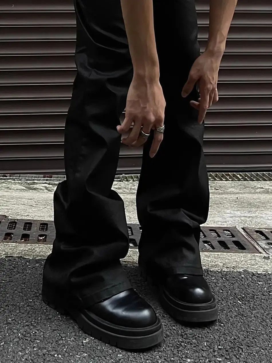 Japanese Brand Wax faced matte glossy jeans Size US 32 / EU 48 - 3 Thumbnail
