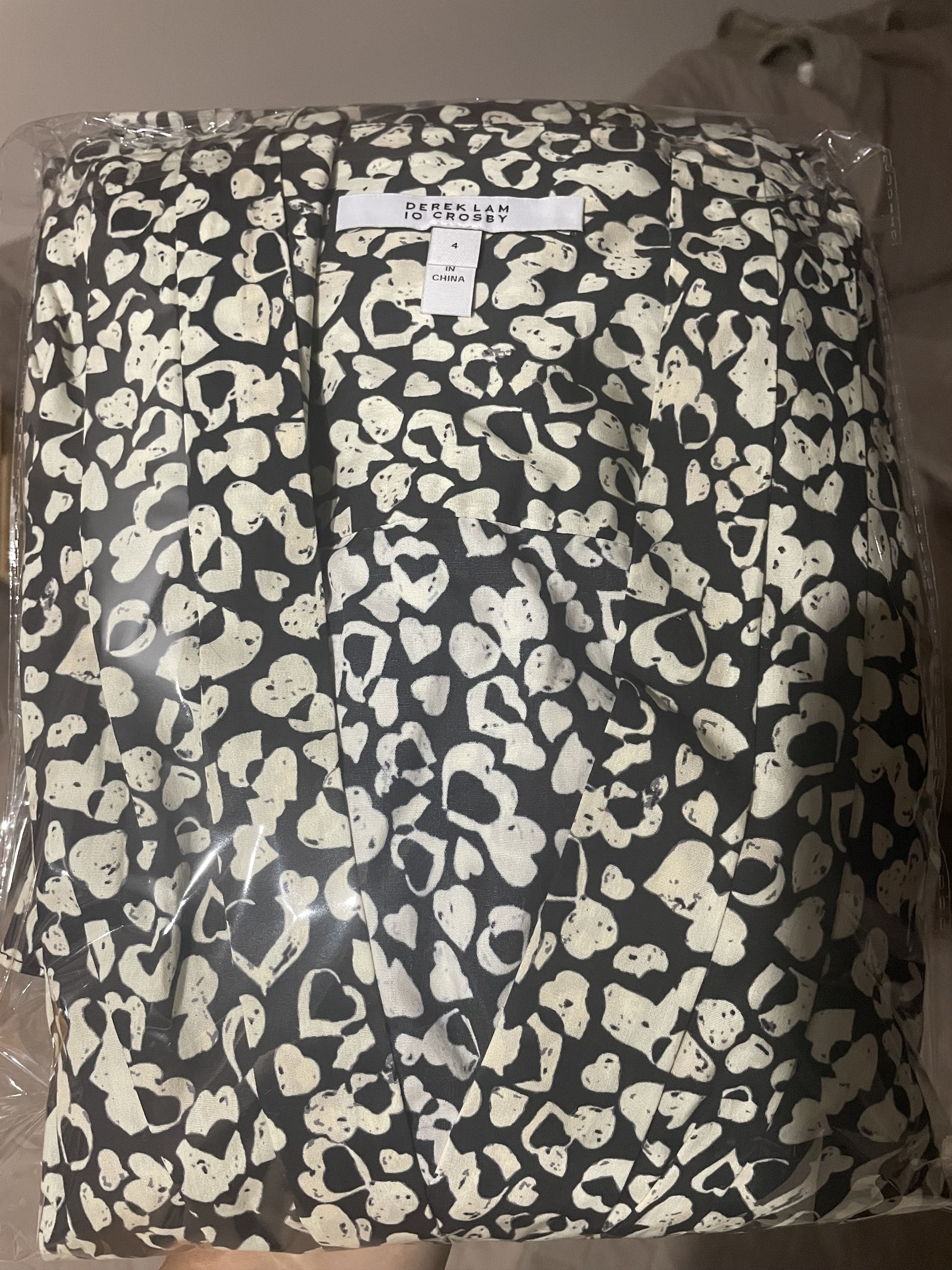 Derek Lam 10 Crosby Derek Lam 10 Crosby V-Neck Mini Dress Hearts Cotton Sz 4 New Size S / US 4 / IT 40 - 9 Thumbnail