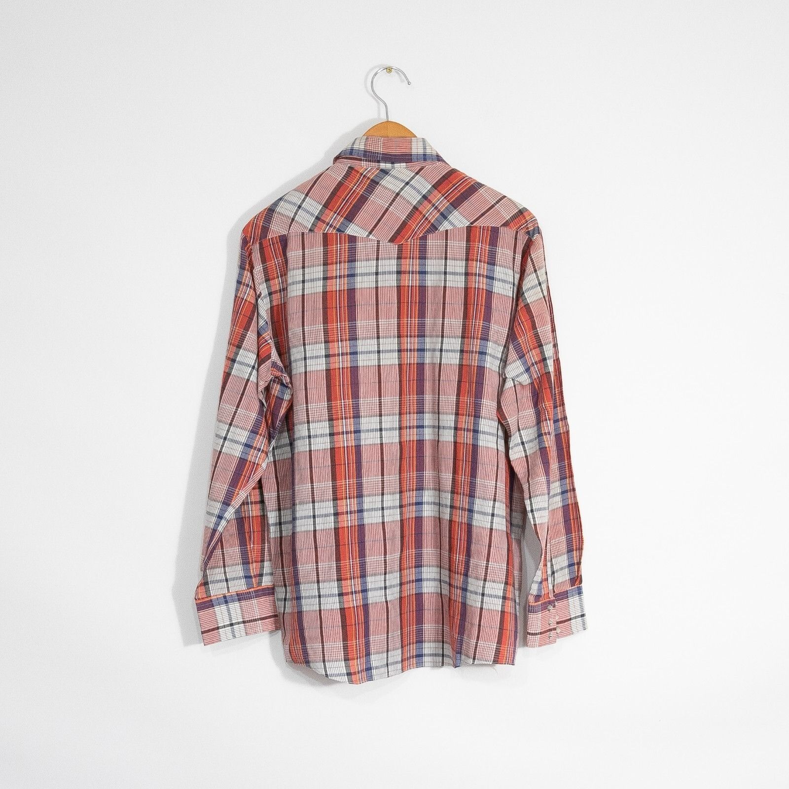 Vintage Vintage Plaid Western Pearl Snap Button Up Shirt XL Western Size US XL / EU 56 / 4 - 4 Thumbnail