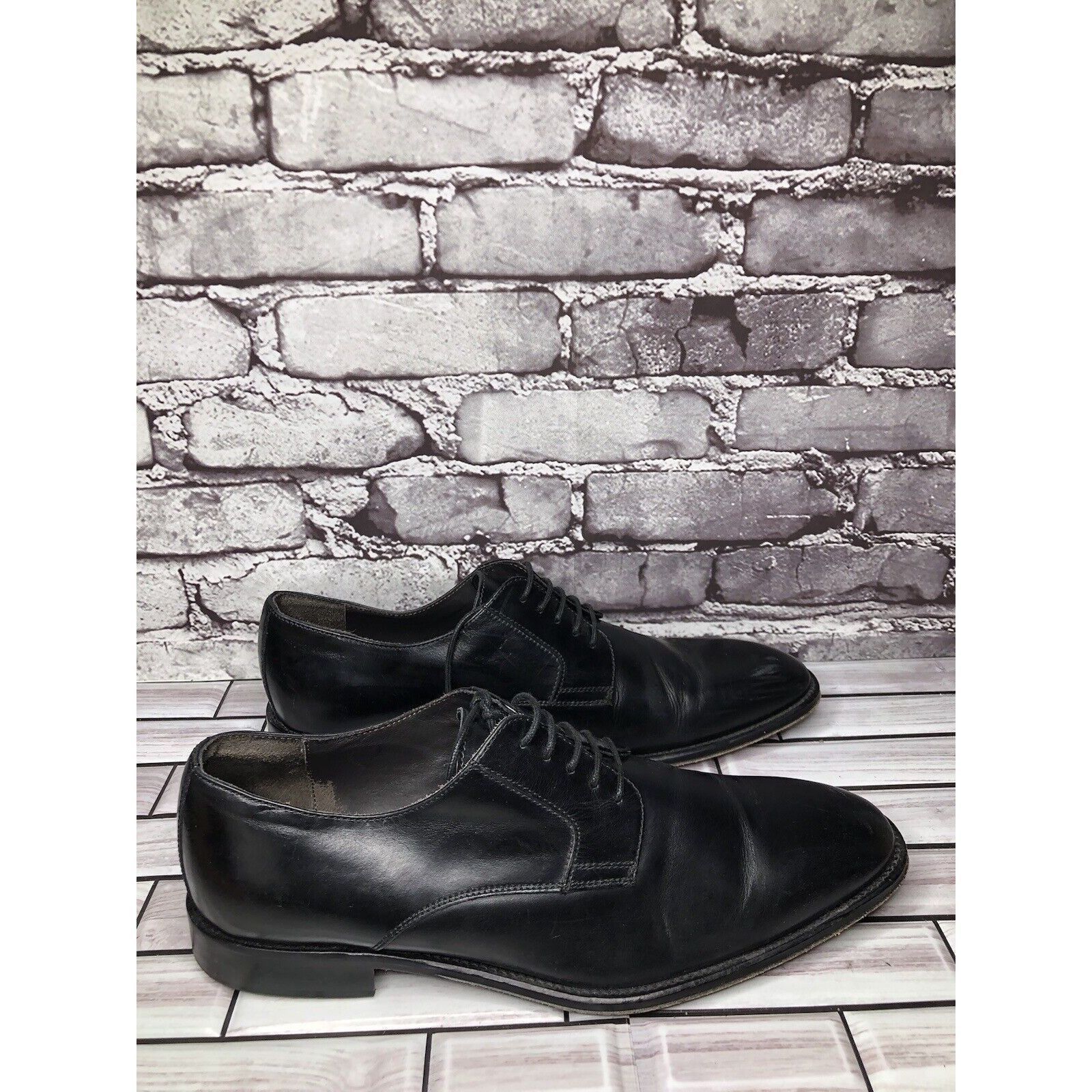 To Boot New York To Boot New York NUOVO Black Leather Lace Up Dress Oxfords M Size US 11 / EU 44 - 20 Thumbnail