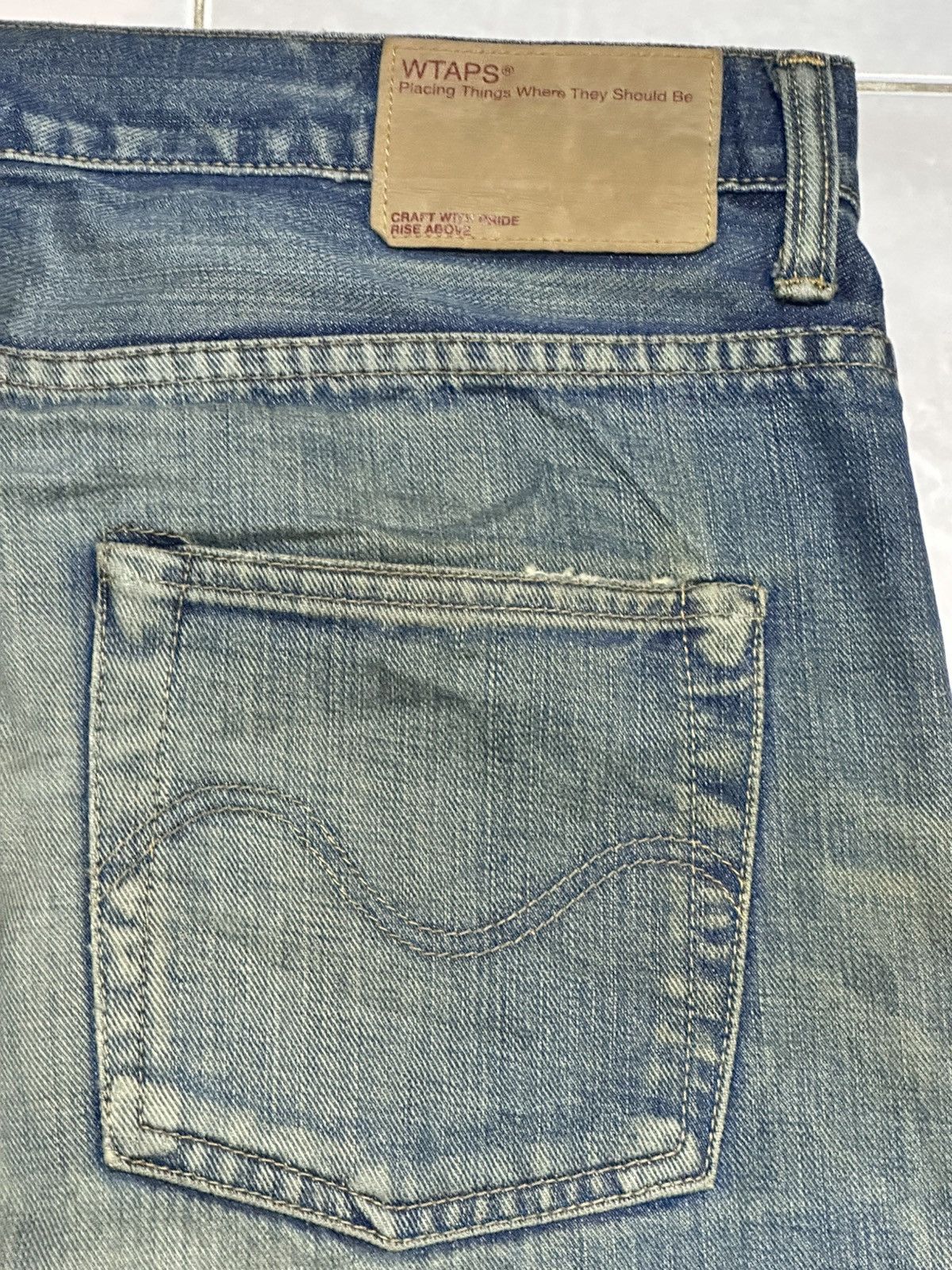Wtaps Authentic Wtaps Vintage Skinny Loose With Mudwash and Faded Size US 35 - 7 Thumbnail