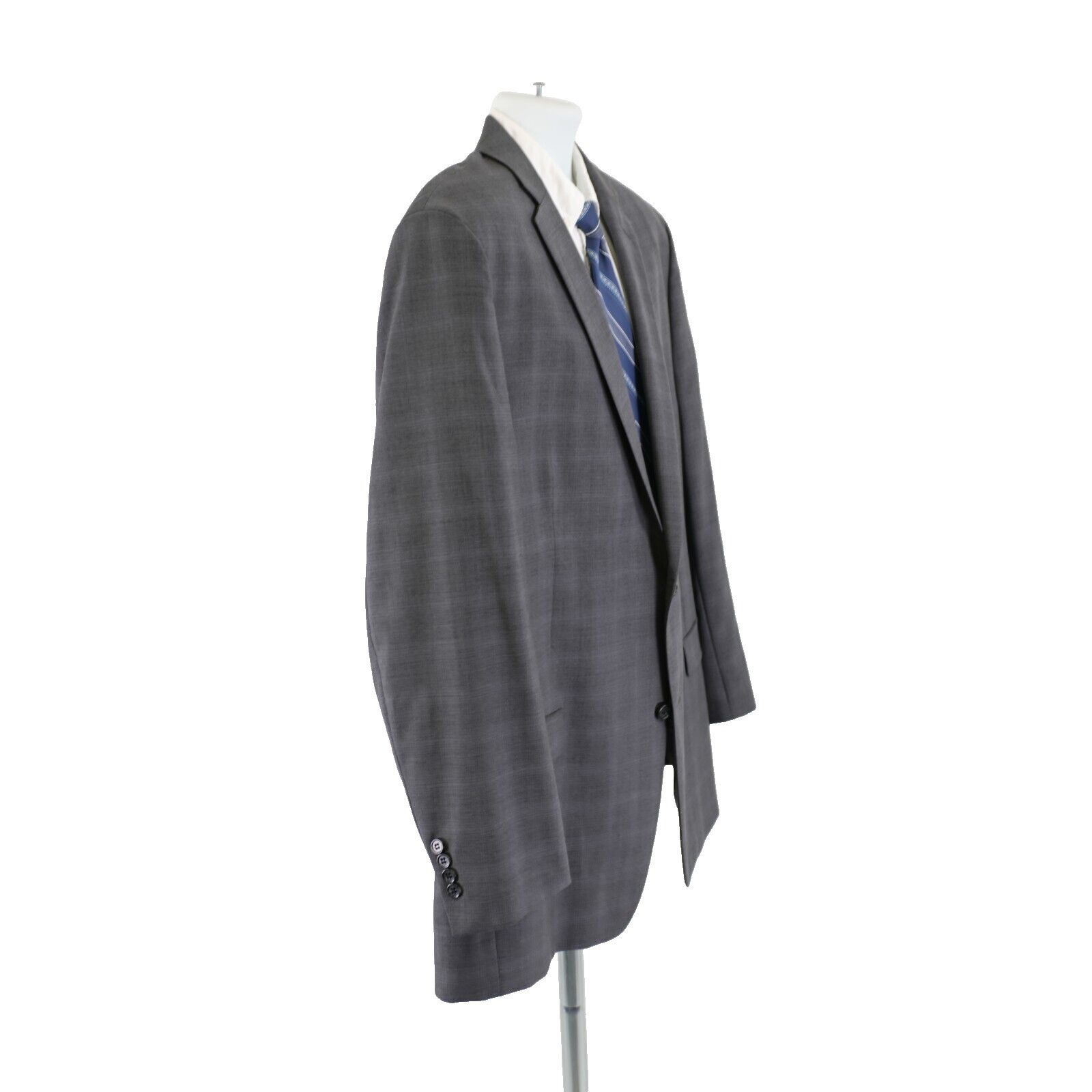 Joseph Abboud Joseph Abboud Wool Gray 2 Button Blazer 48L Tagged 50L Size 48L - 7 Thumbnail